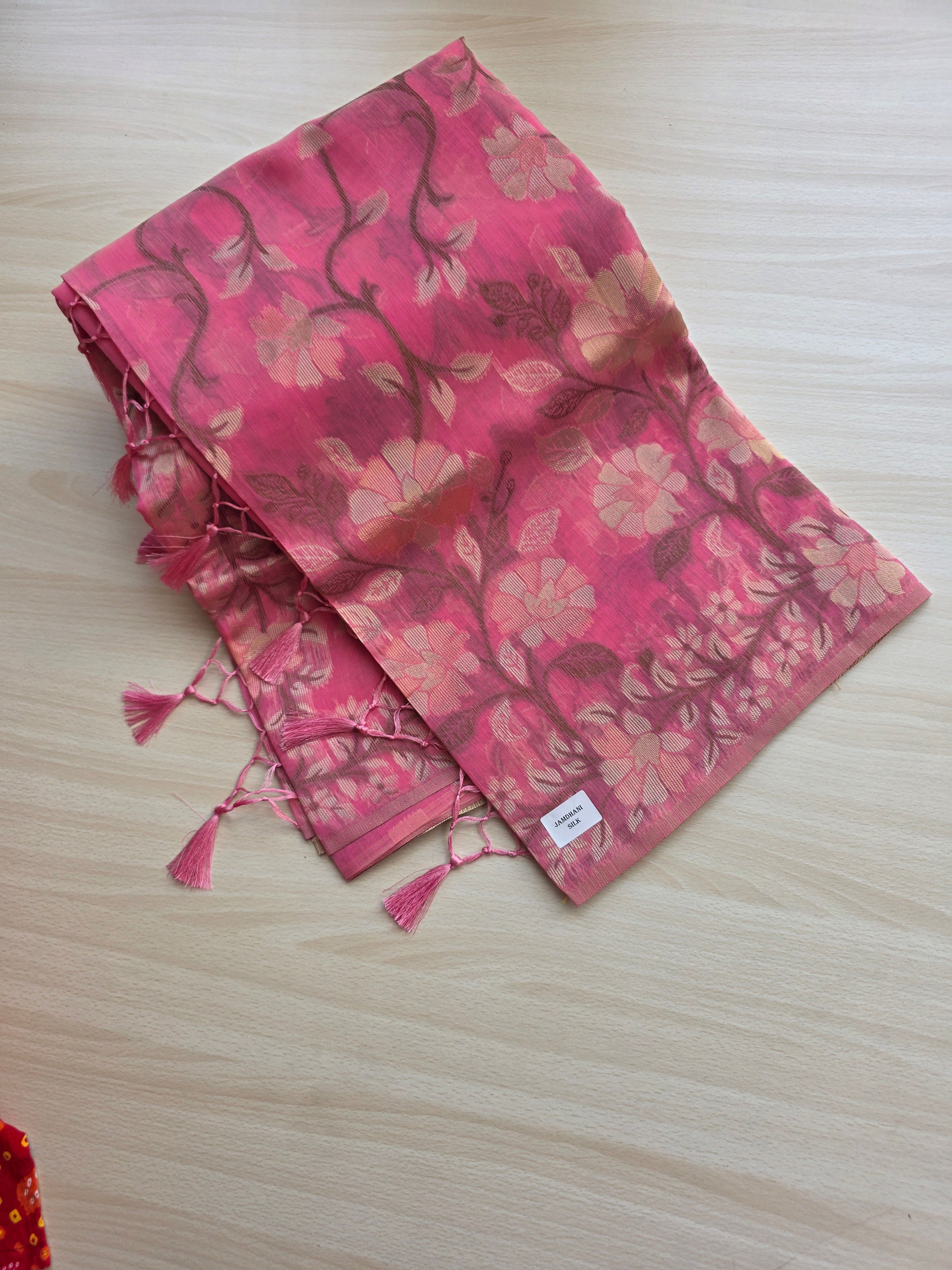 Kora silk cotton saree