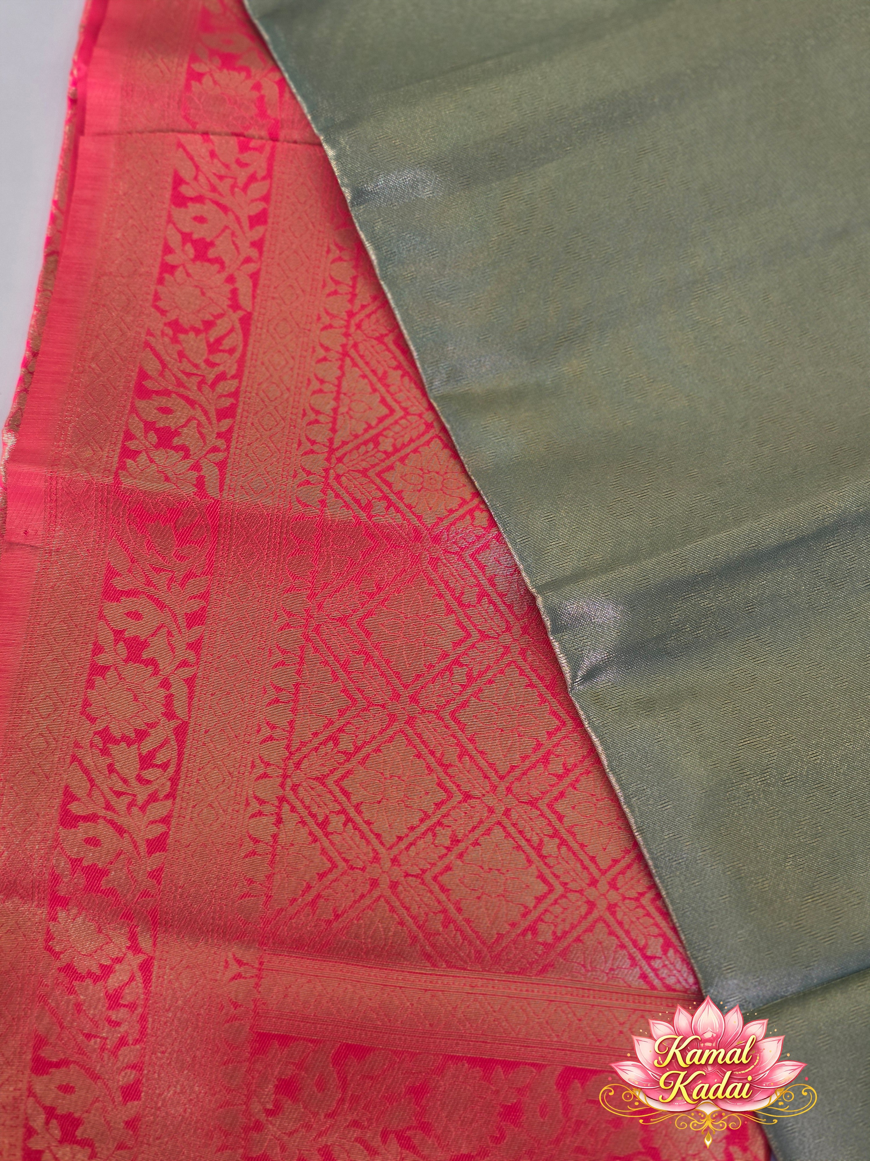 Jyothika Saree With Contrast Pallu and Blouse