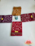 Leaf print - Cotton Saree