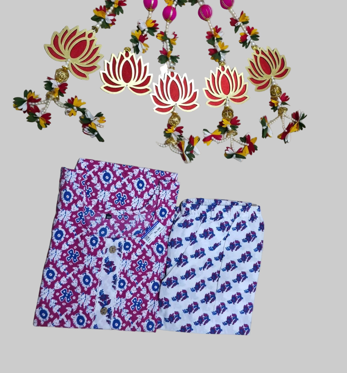2 Pc Matching Kurti and Pants set - Restocked