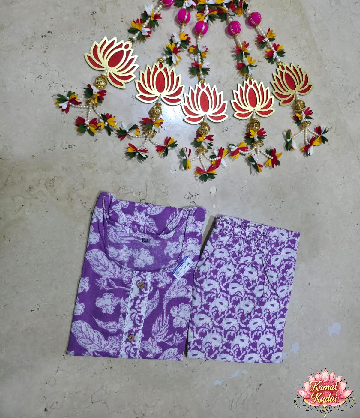 2 Pc Matching Kurti and Pants set - Restocked
