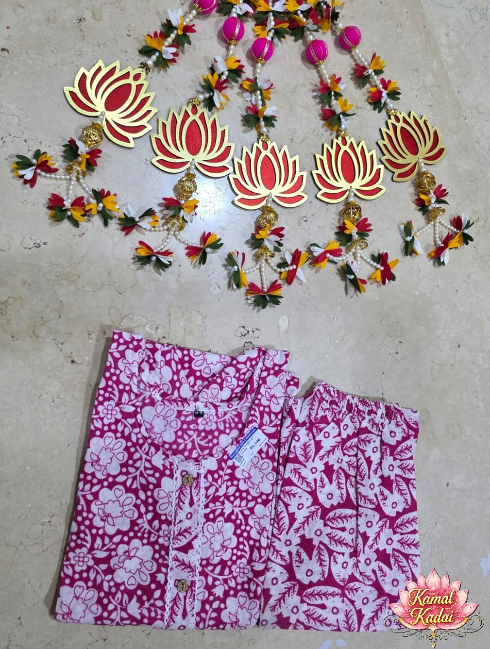 2 Pc Matching Kurti and Pants set - Restocked