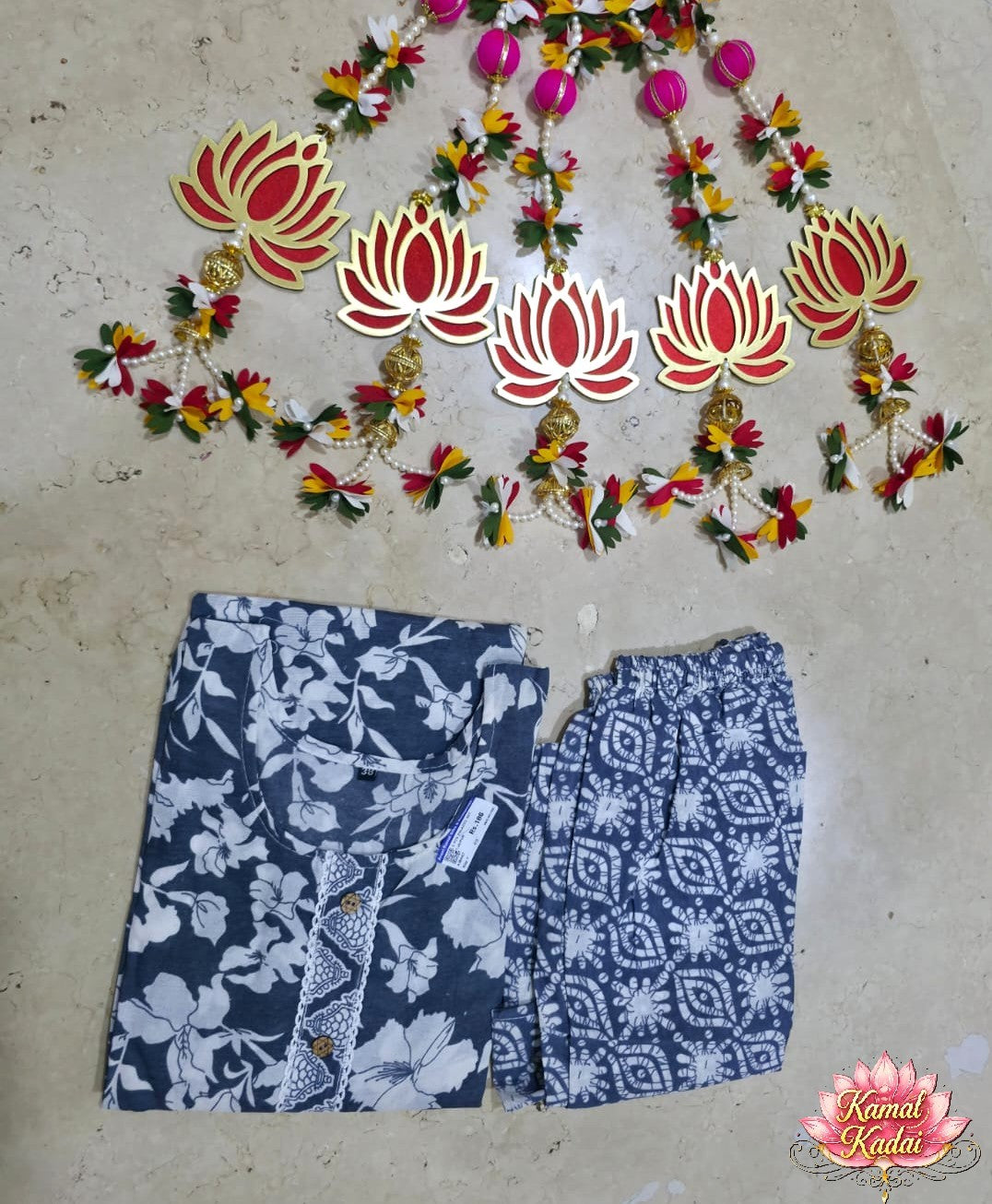 2 Pc Matching Kurti and Pants set - Restocked