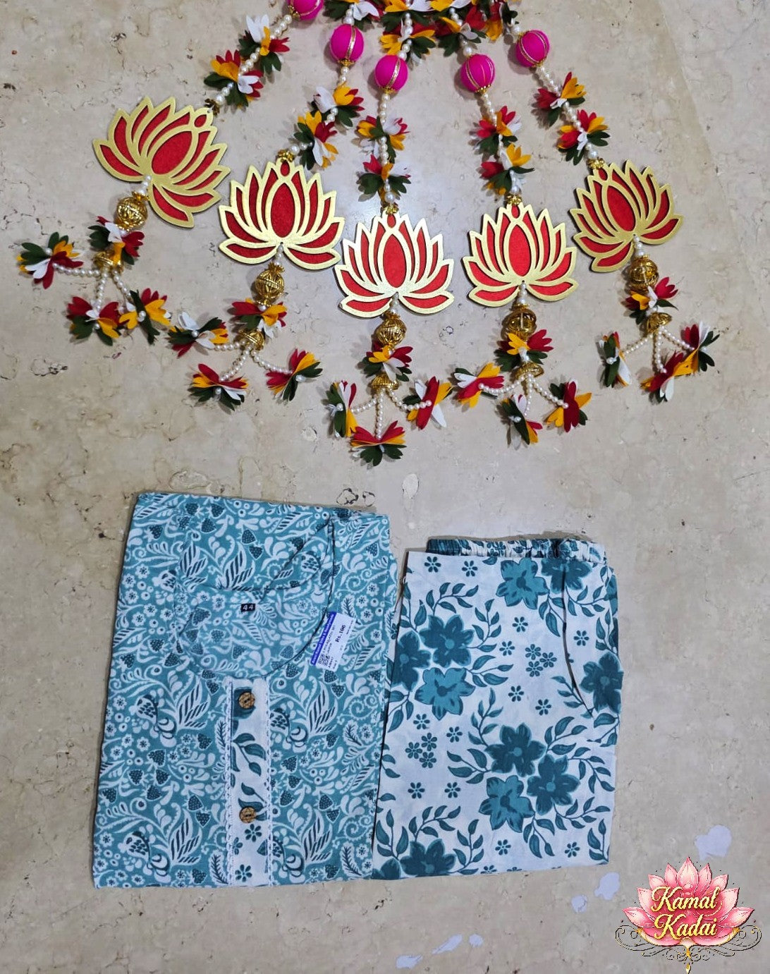 2 Pc Matching Kurti and Pants set - Restocked