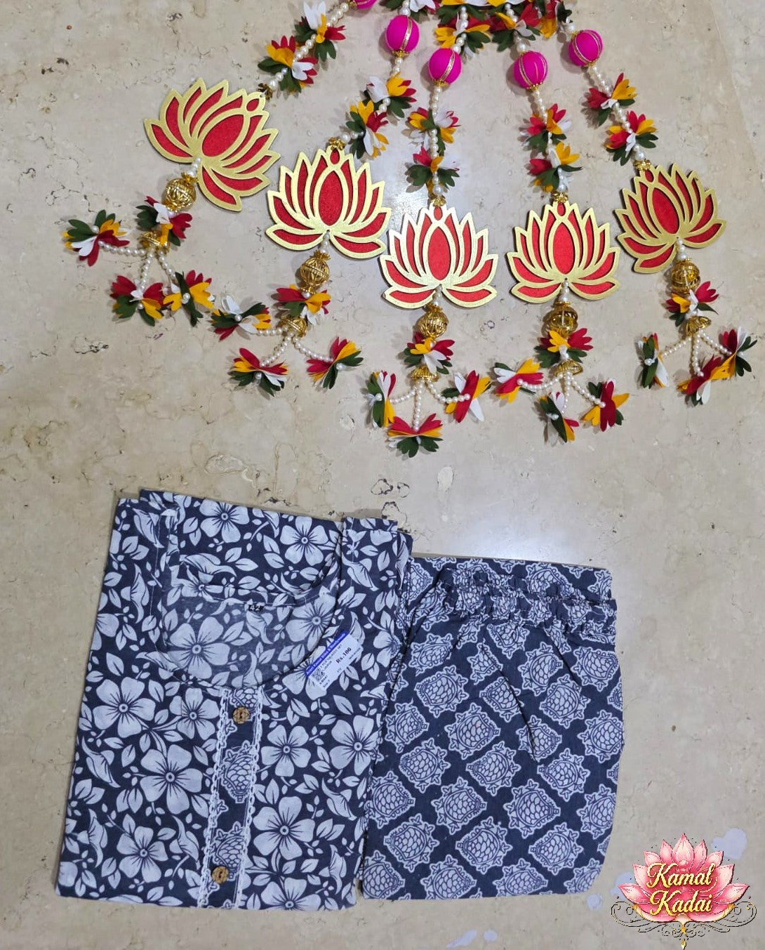 2 Pc Matching Kurti and Pants set - Restocked