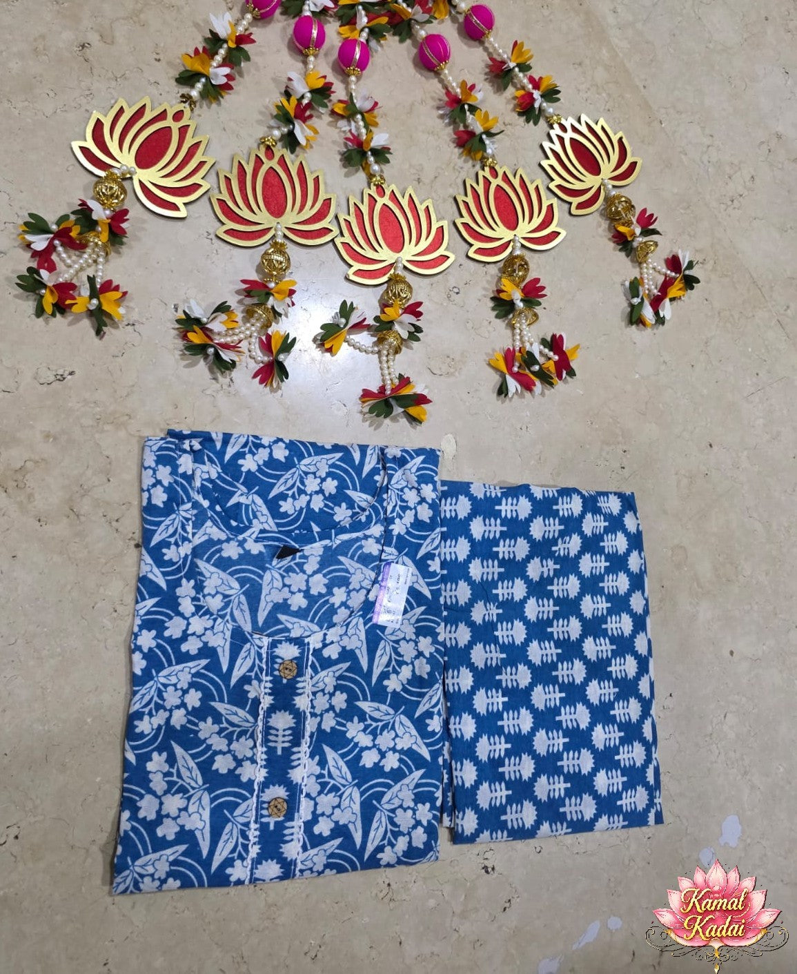 2 Pc Matching Kurti and Pants set - Restocked