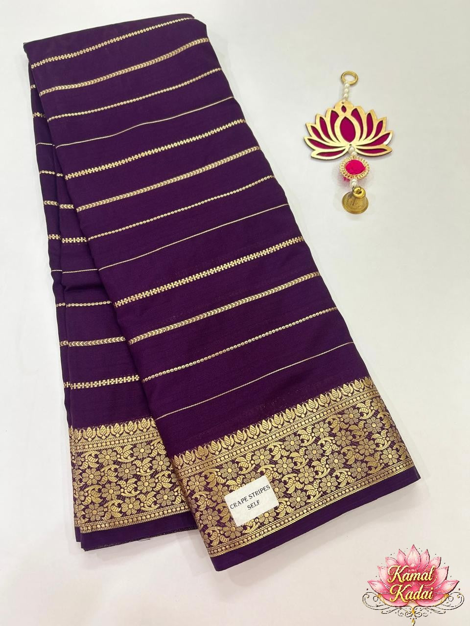Crepe Silk Stripes