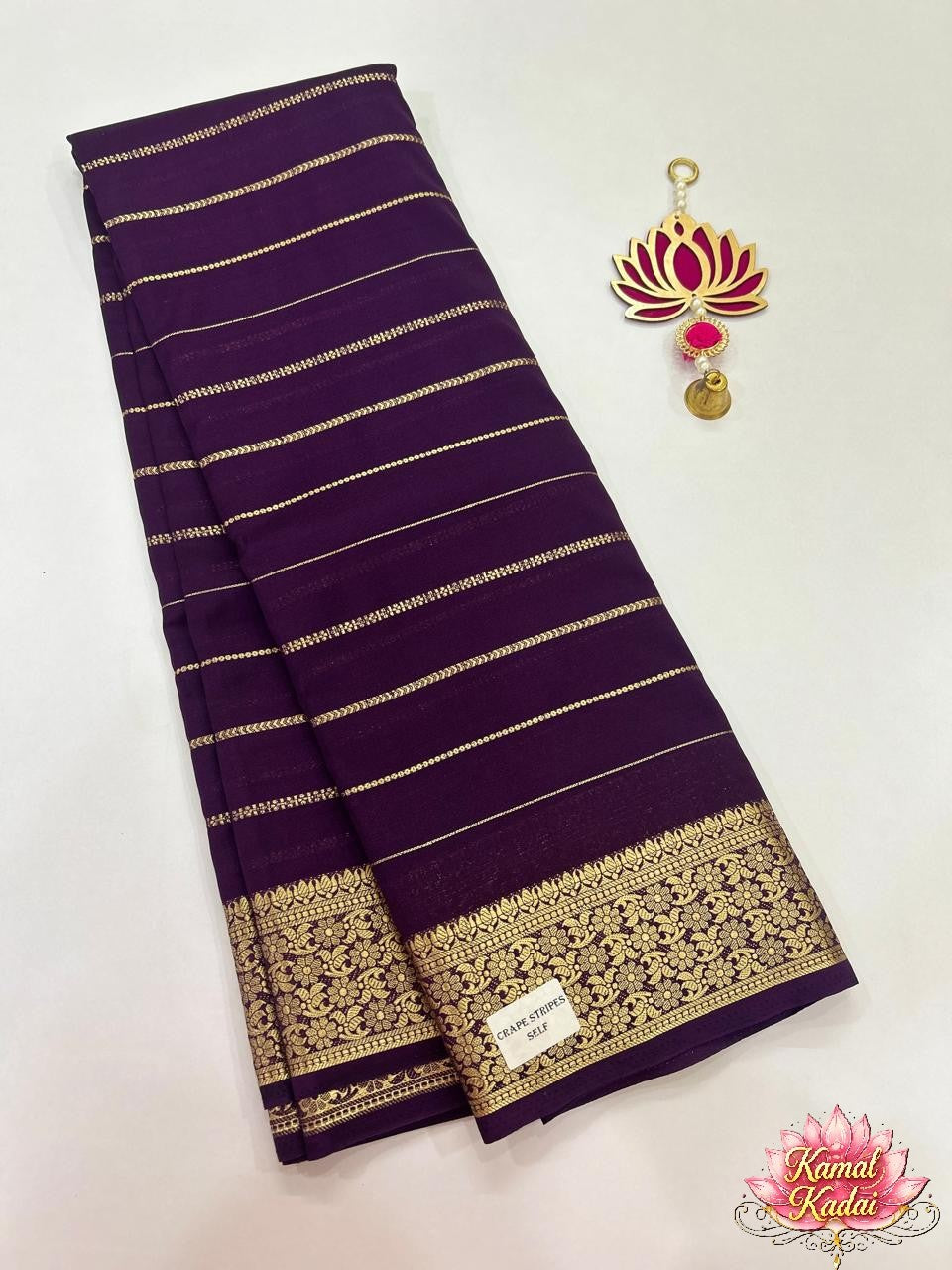 Crepe Silk Stripes