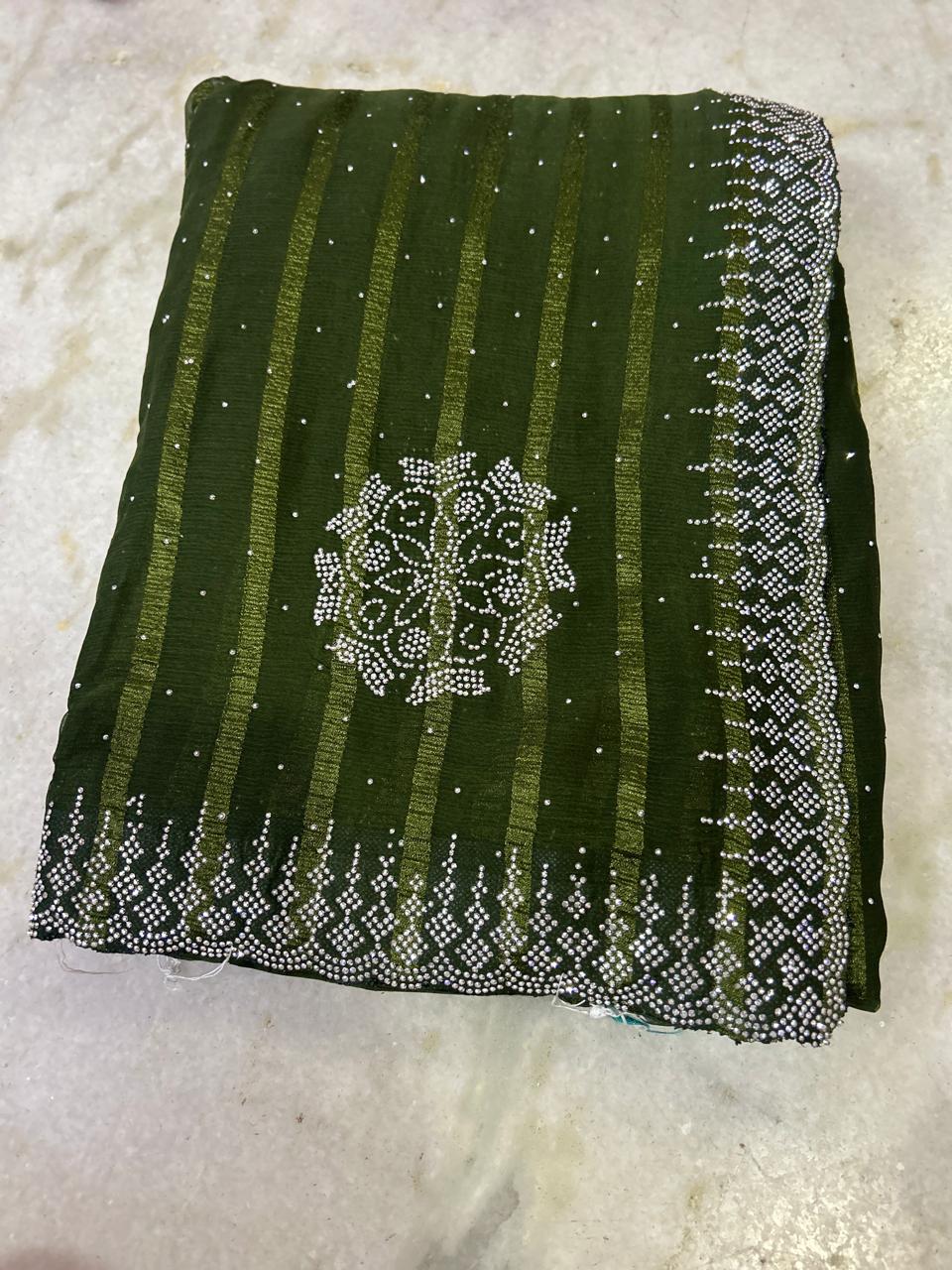 Simran stone saree