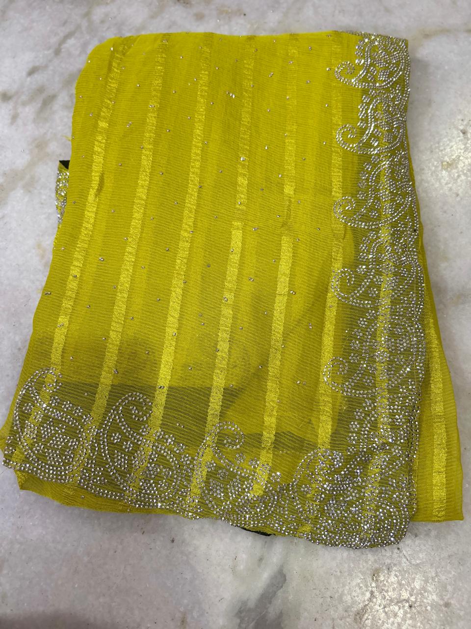 Simran stone saree