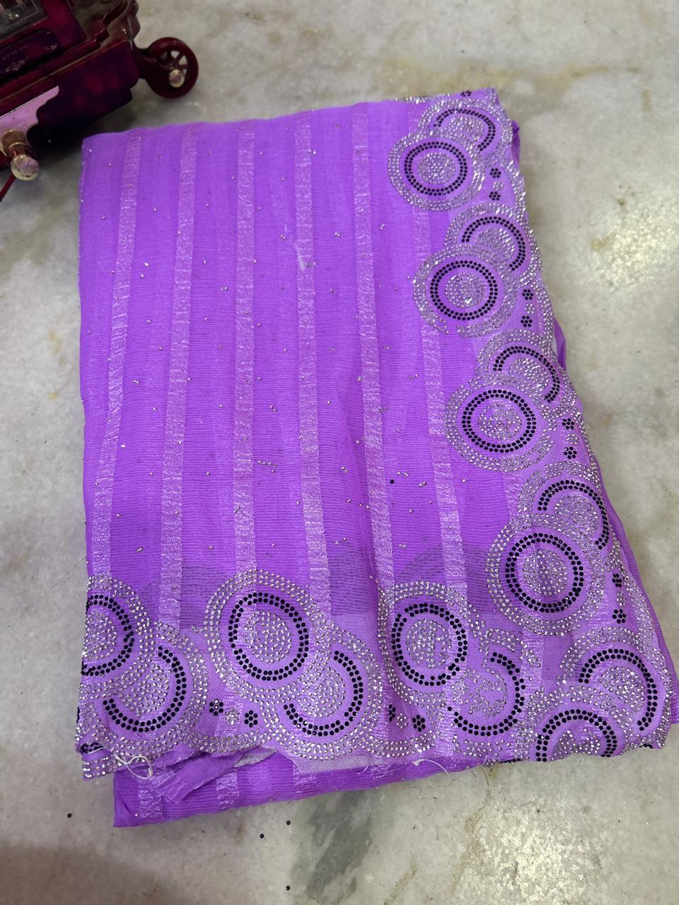 Simran stone saree