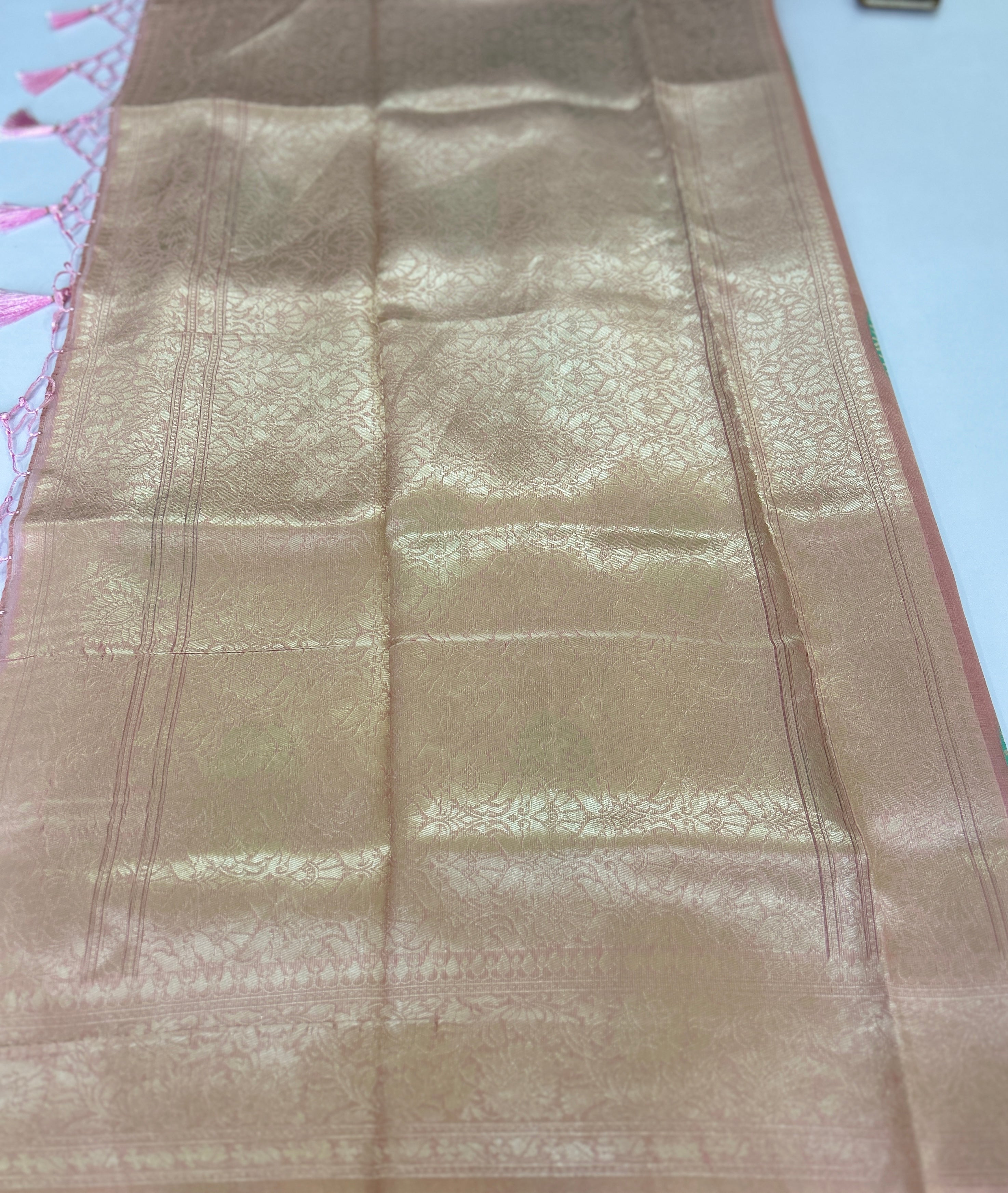 Rainbow Organza Silk Saree