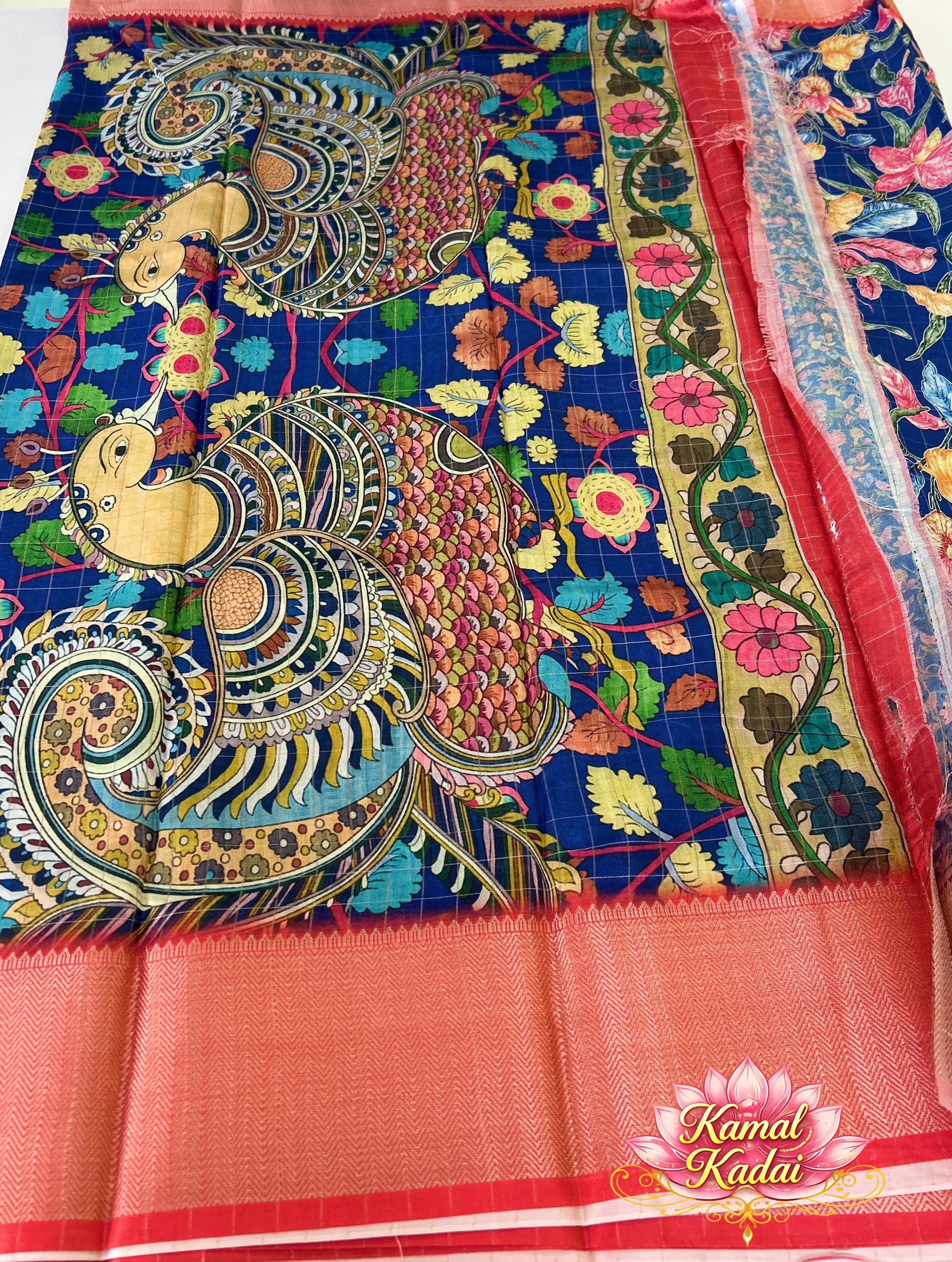Semi Raw Silk Saree