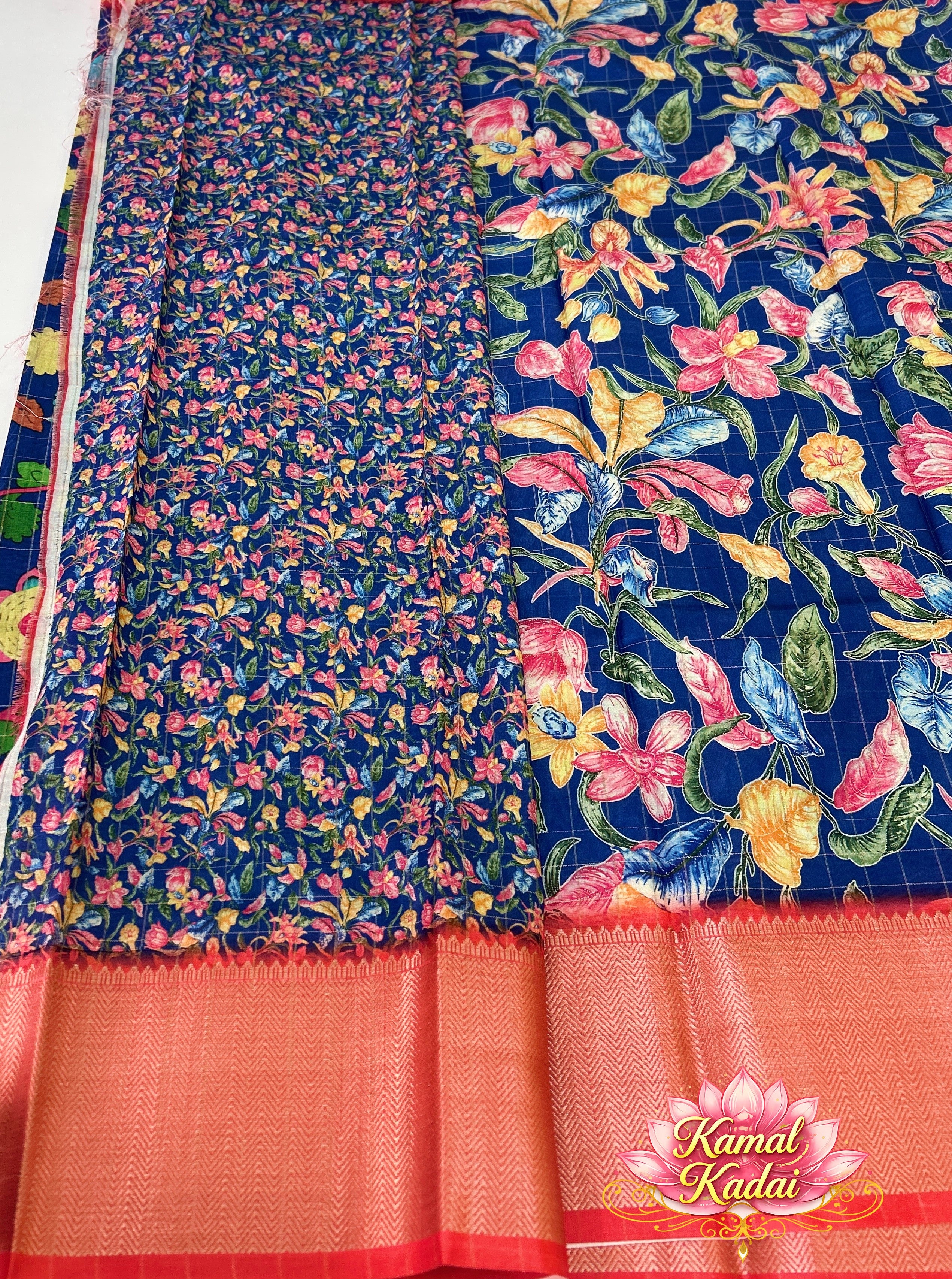 Semi Raw Silk Saree