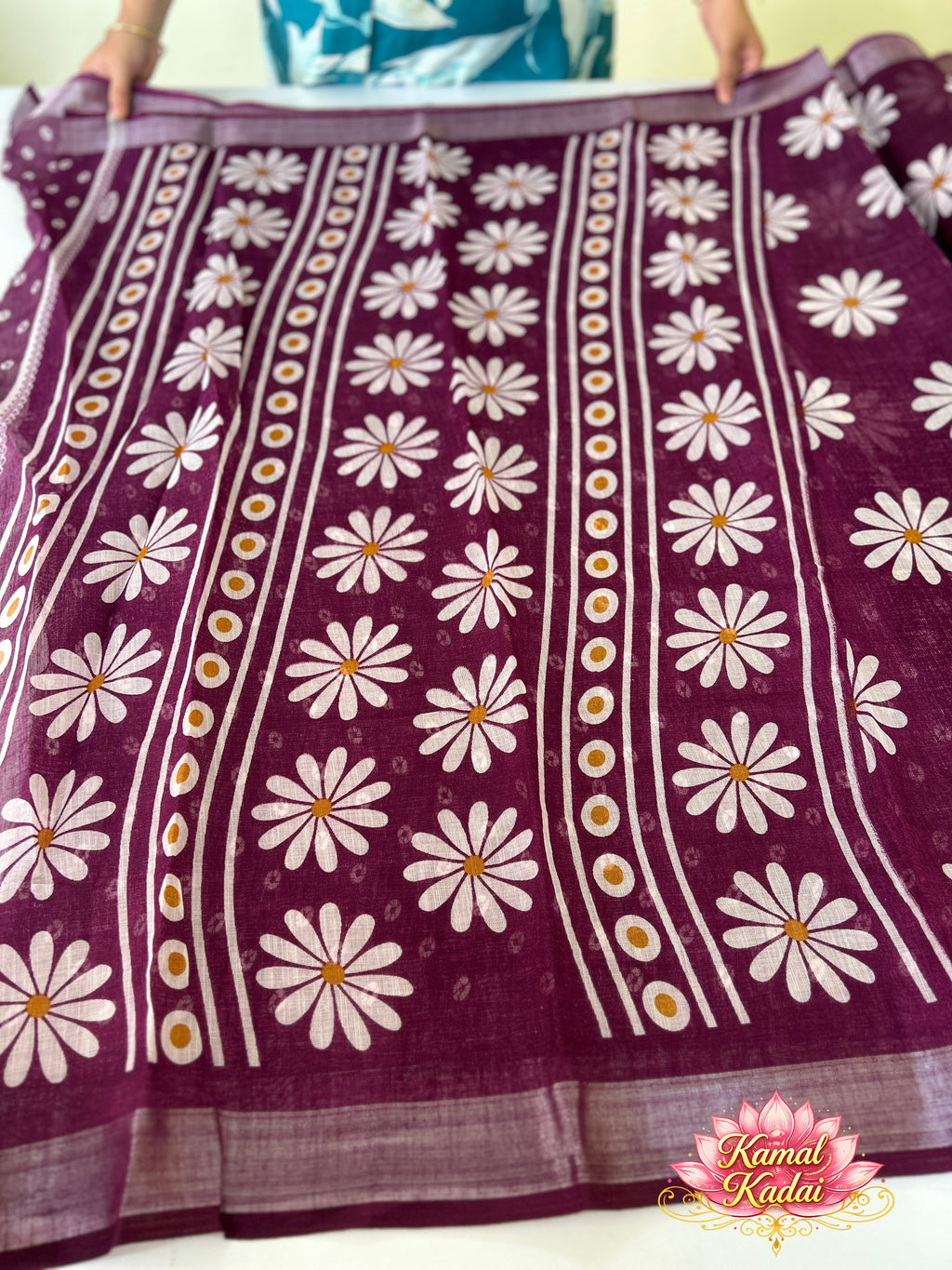 Floral Cotton Saree