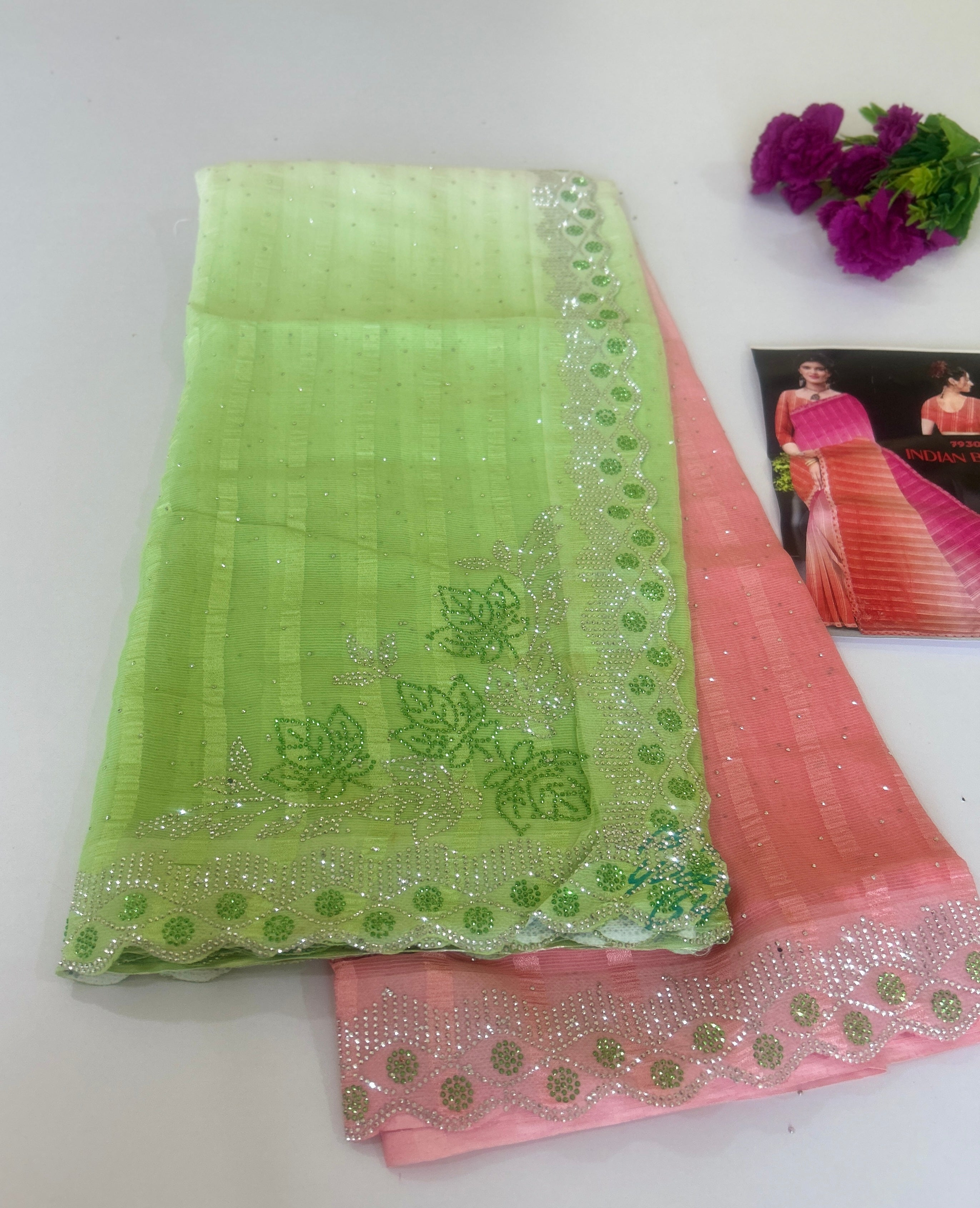 Soft Chiffon - Stone work