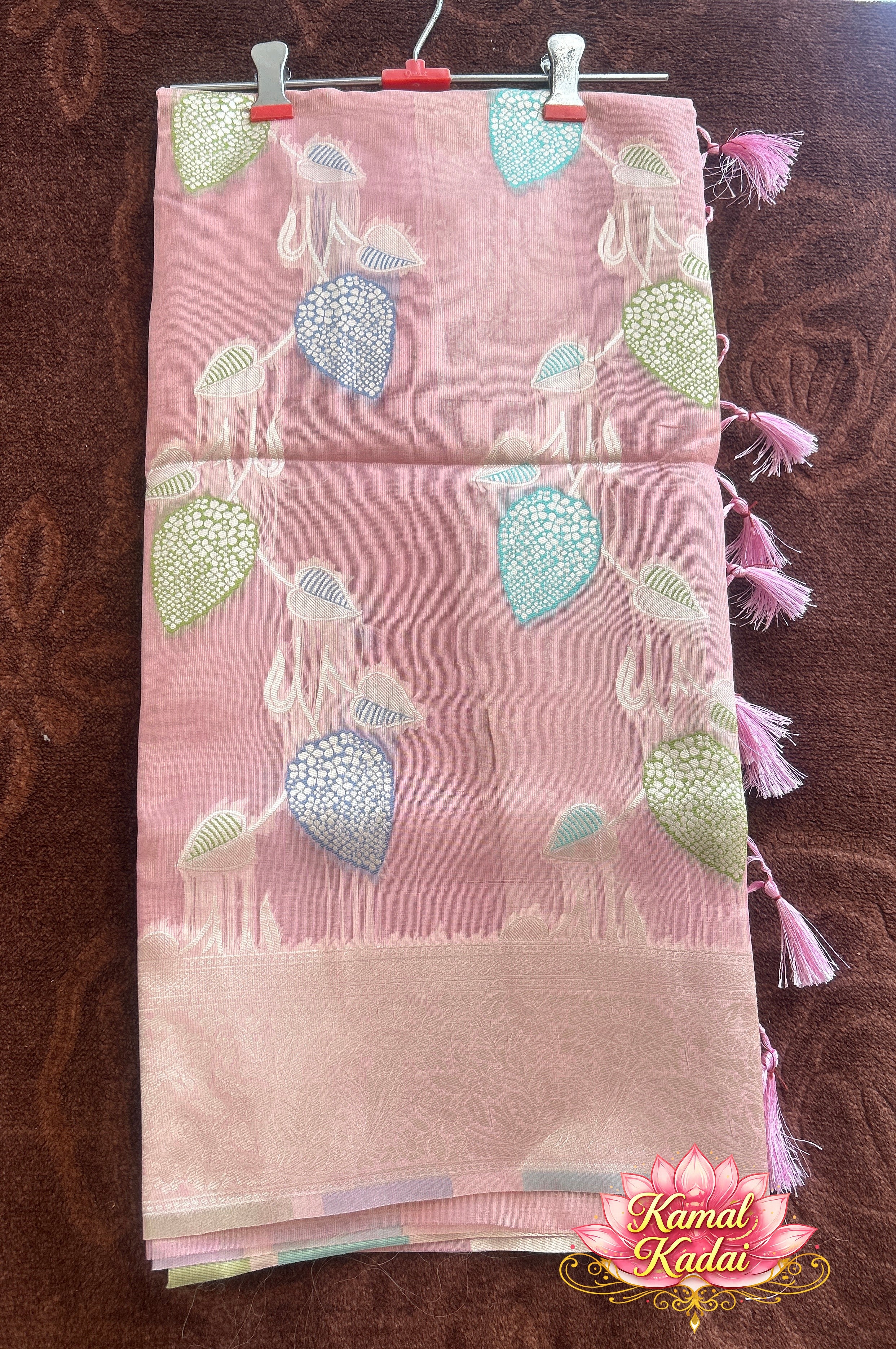 Rainbow Organza Silk Saree