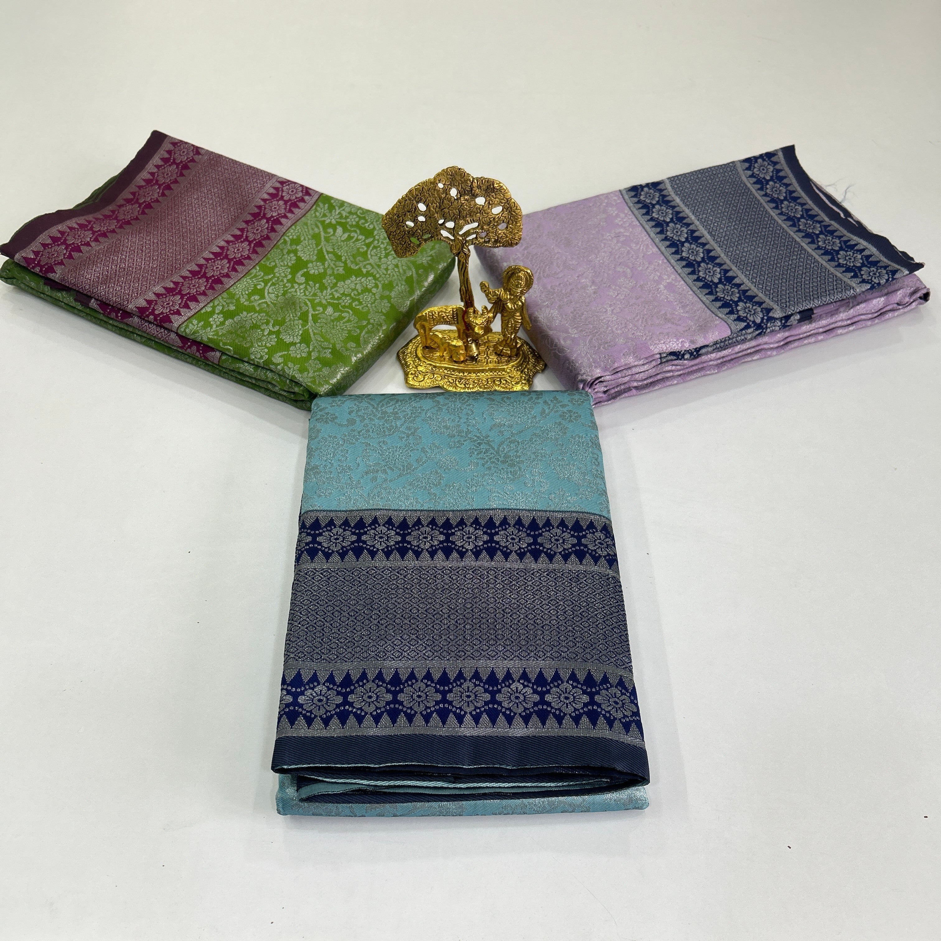 Mau Silk Saree(Retta Petta Border)