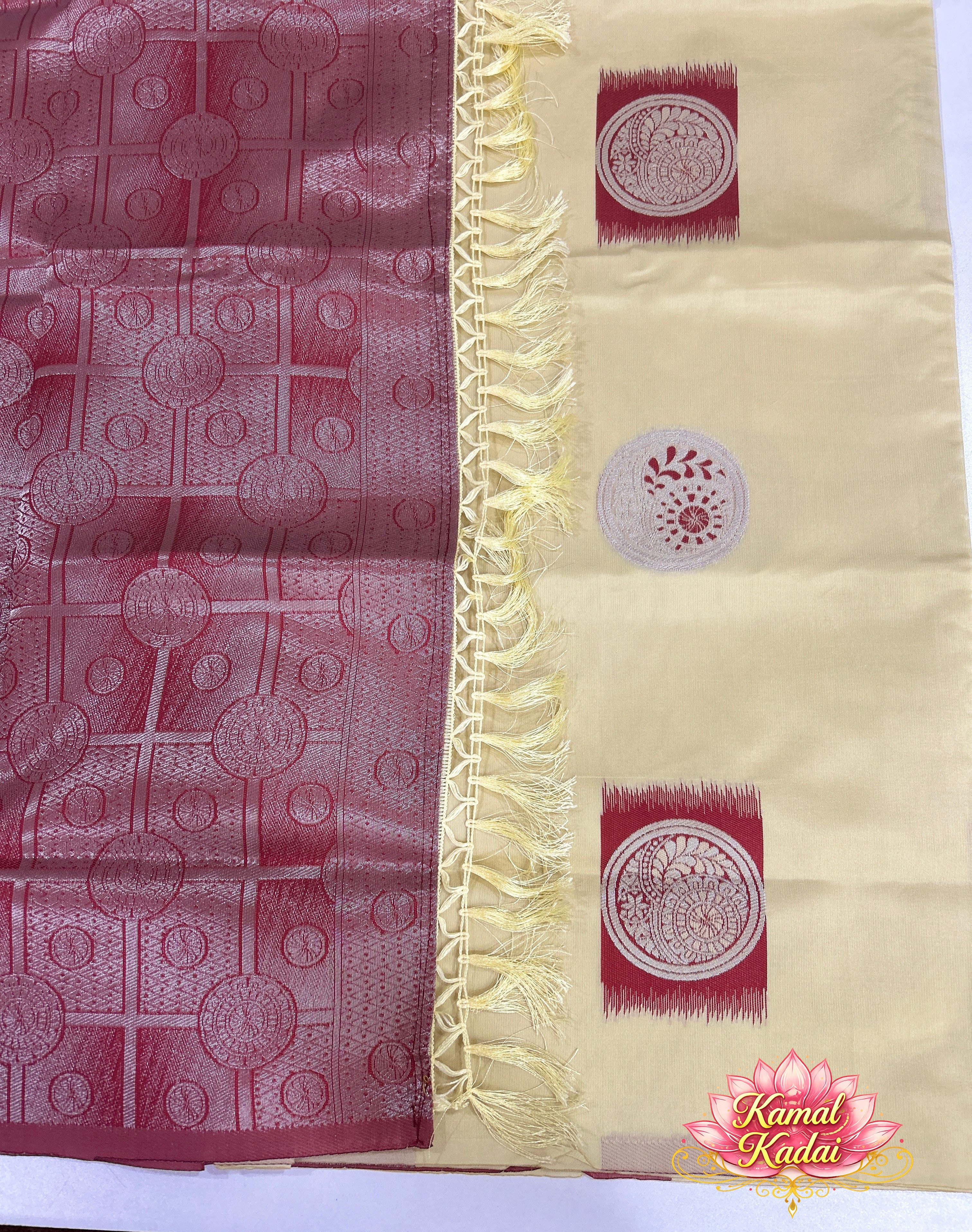 Latkan Silk With Rich Pallu