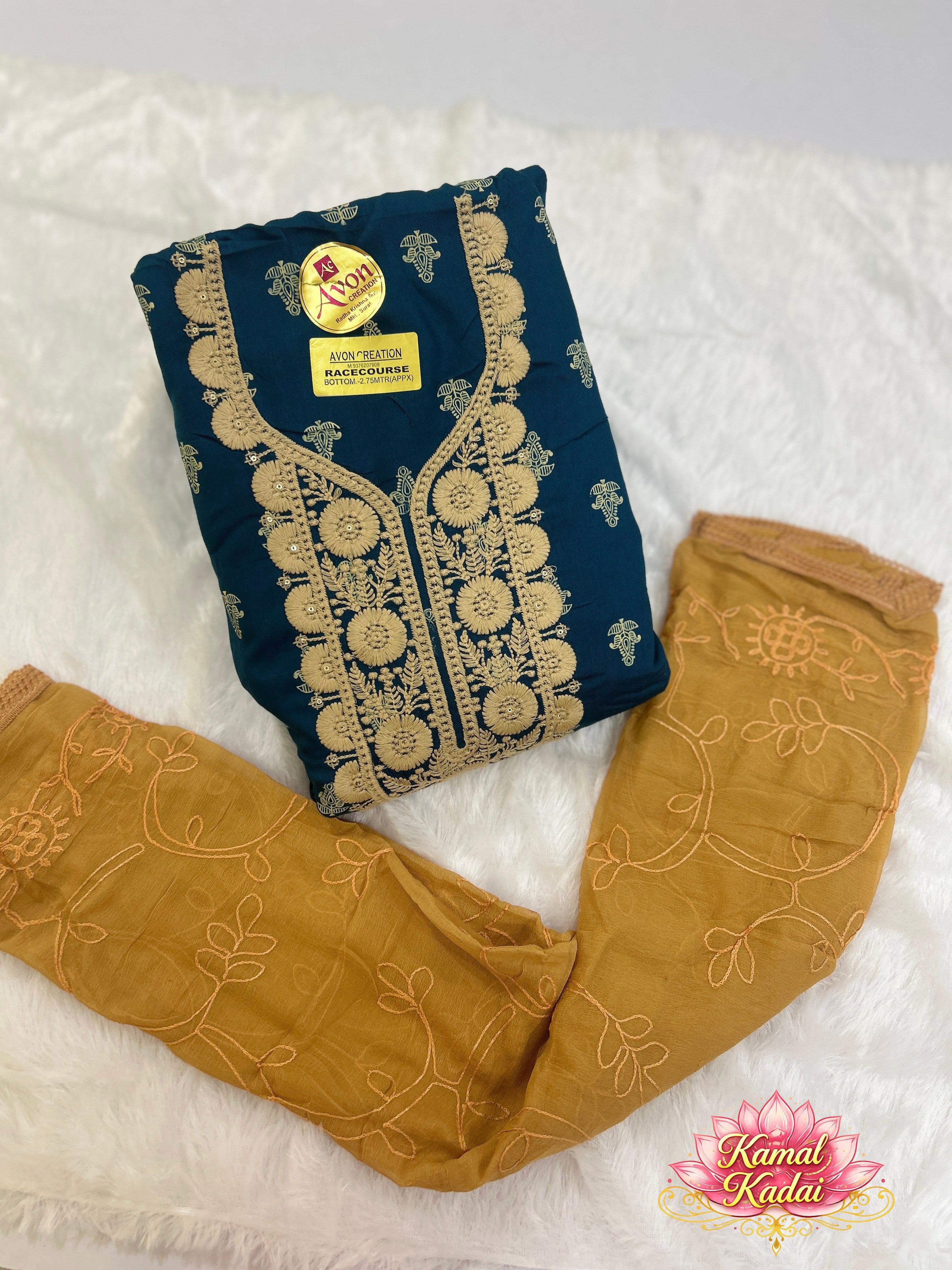 Salwar - Embroidery Chudi Material