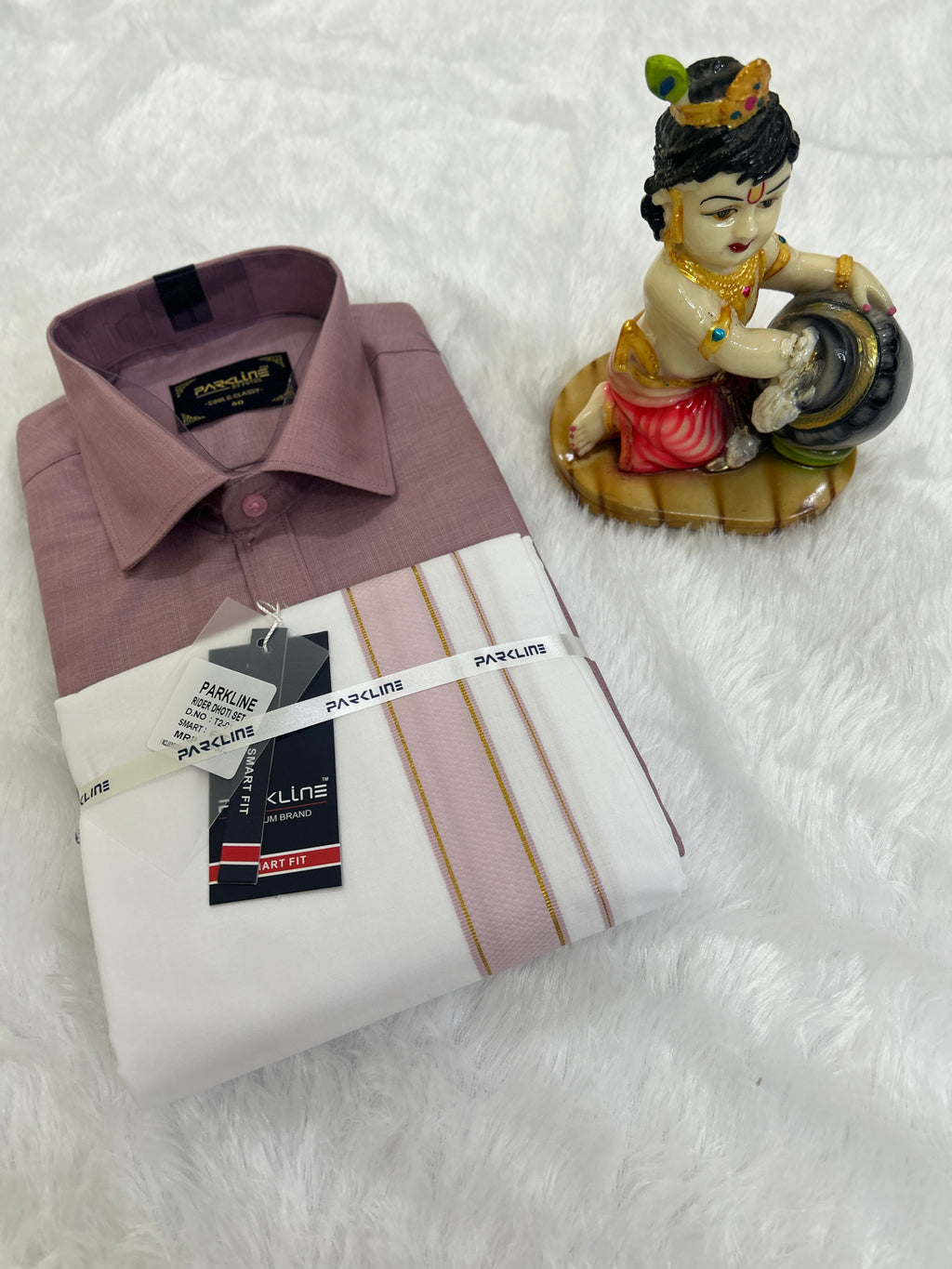 Men's Veshti Shirt Set