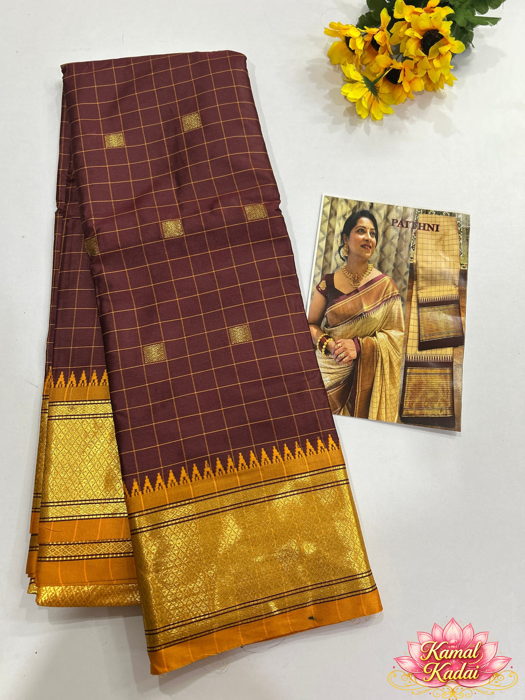 Temple Semi Soft Silk