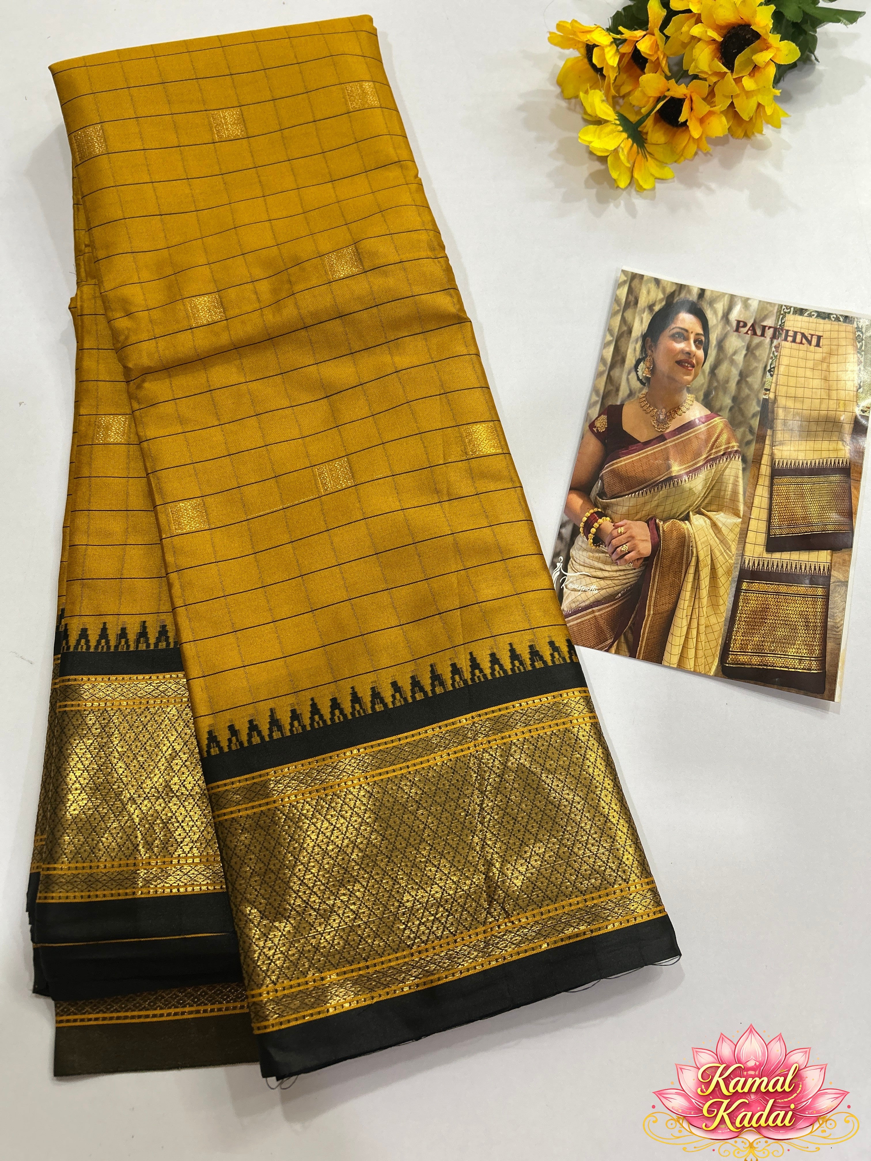 Temple Semi Soft Silk