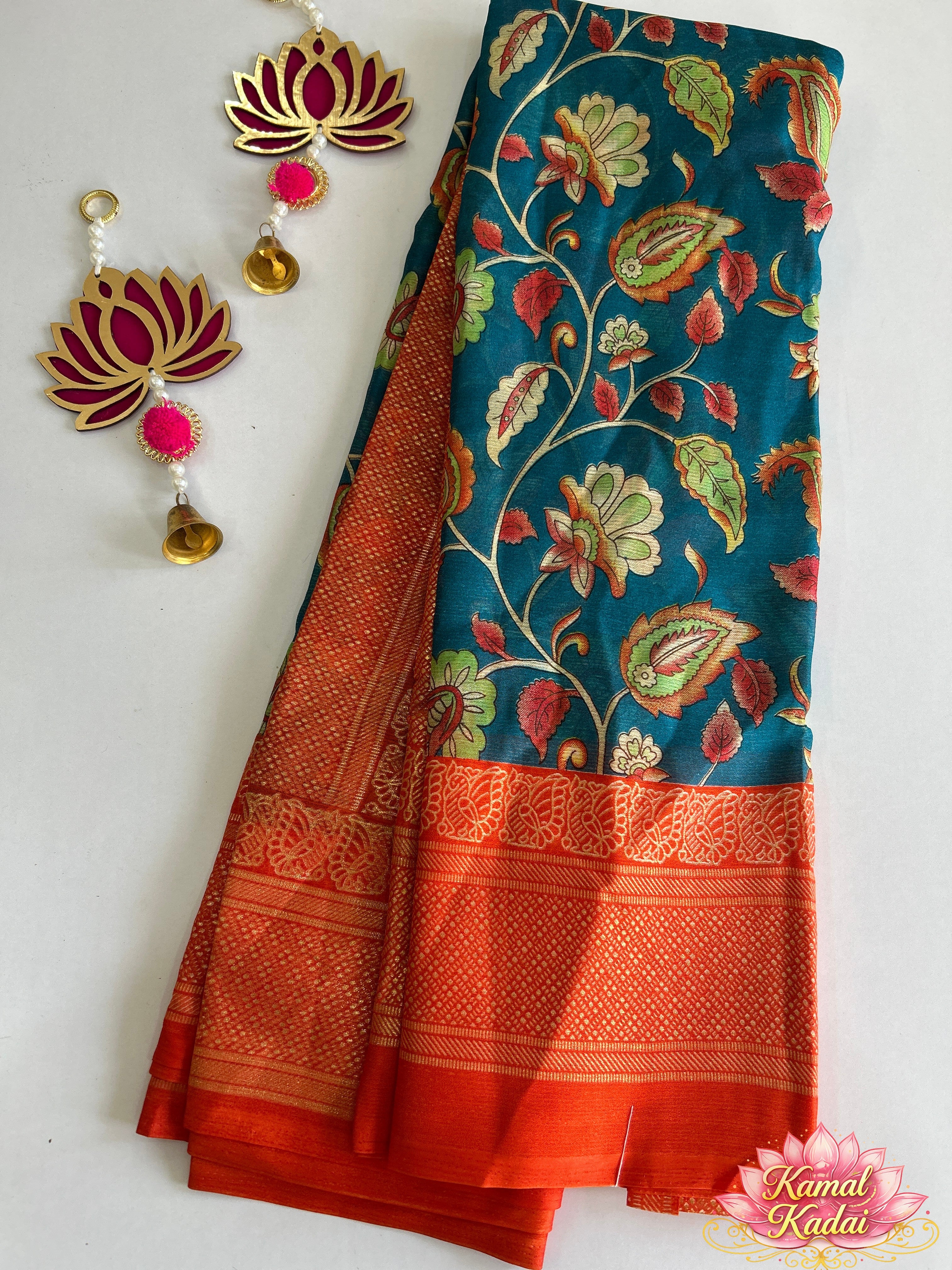 Rangoli Garden Soft Silk Saree