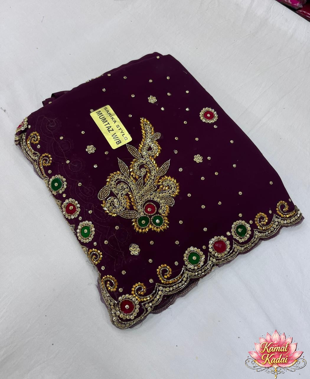 Grand Kolkatta work Saree
