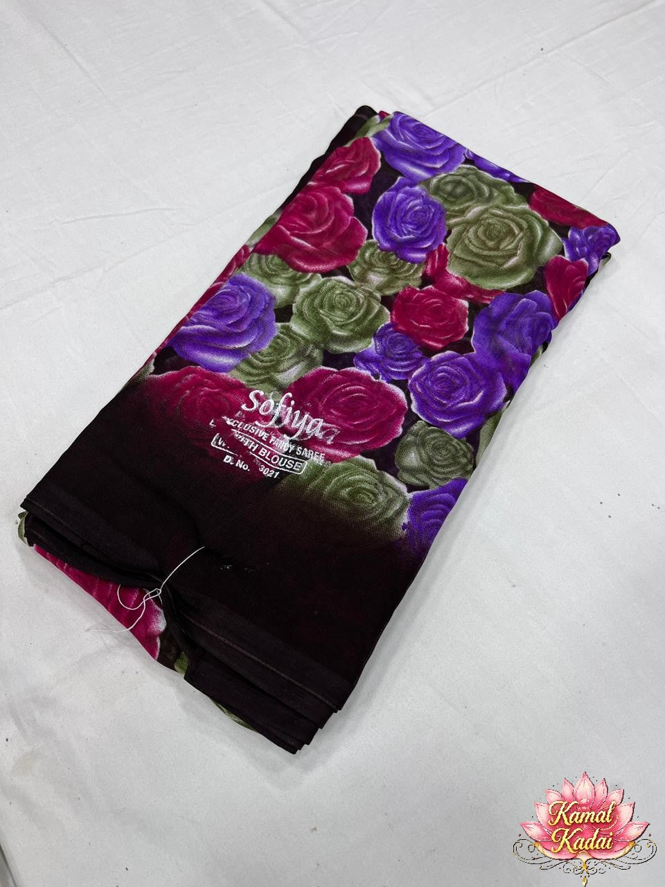 Poonam Rose & Leaf Garden Saree