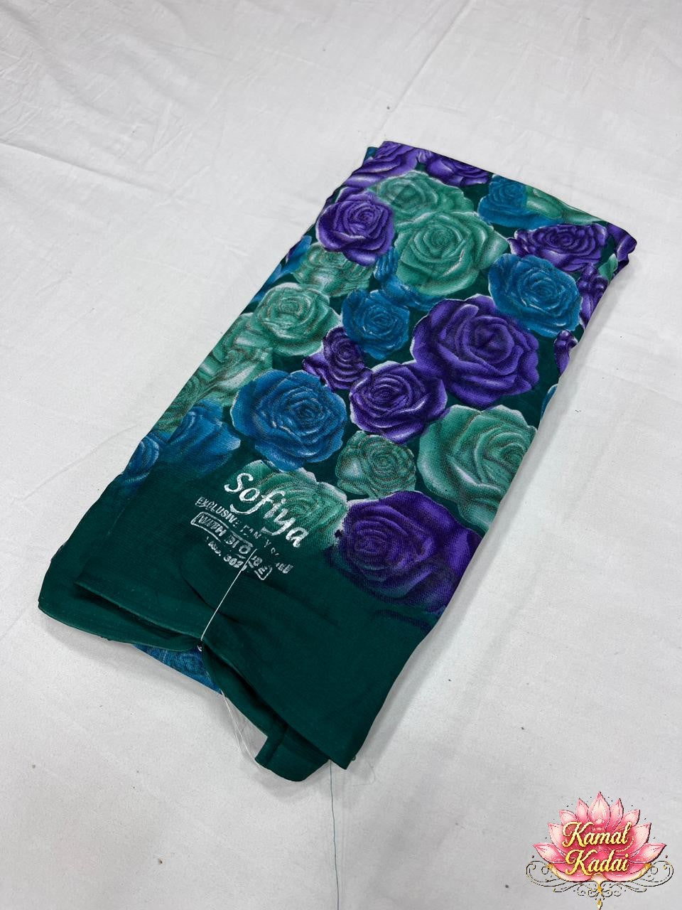 Poonam Rose & Leaf Garden Saree