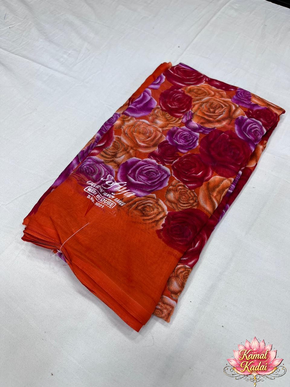 Poonam Rose & Leaf Garden Saree