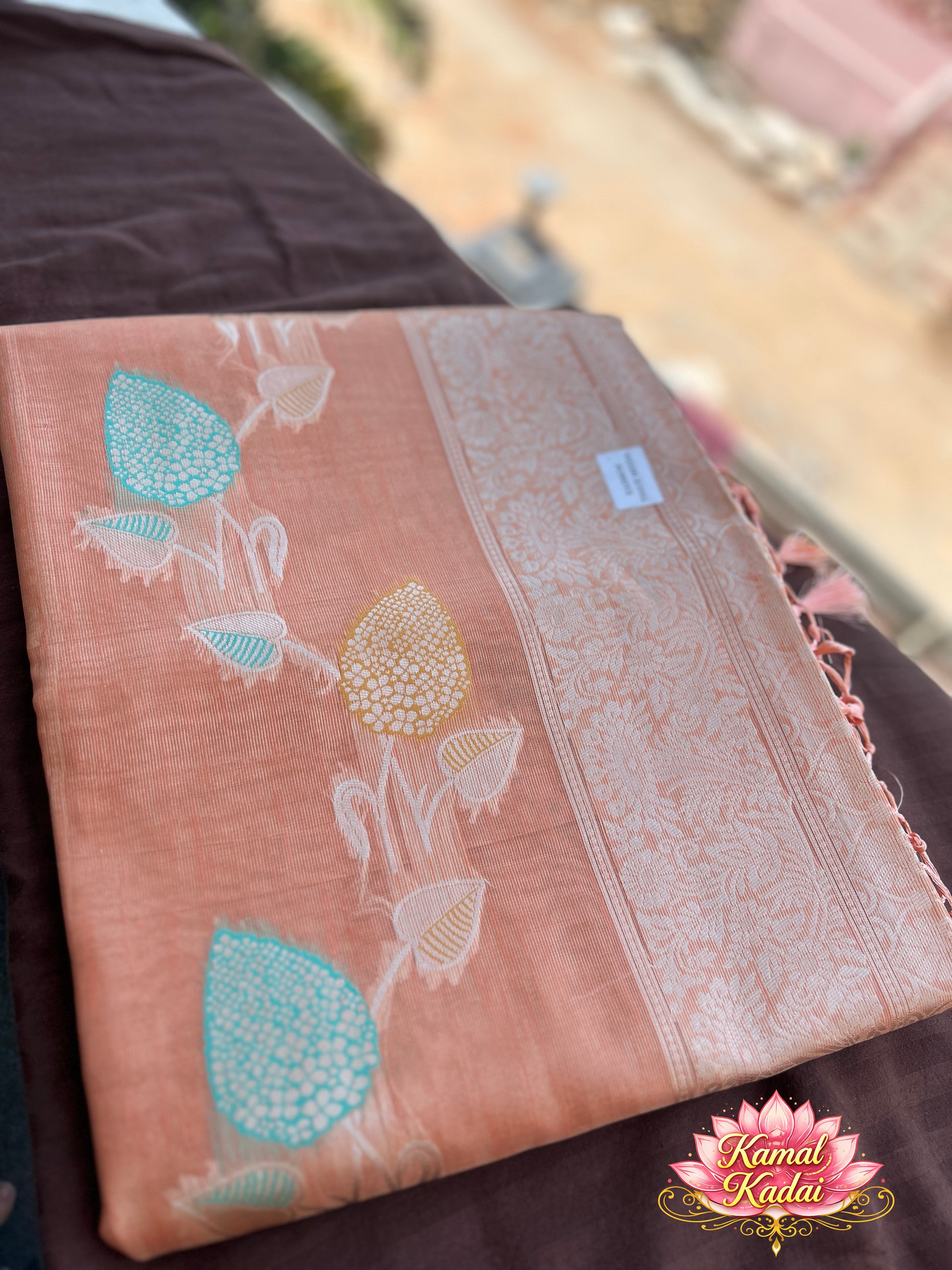 Rainbow Organza Silk Saree