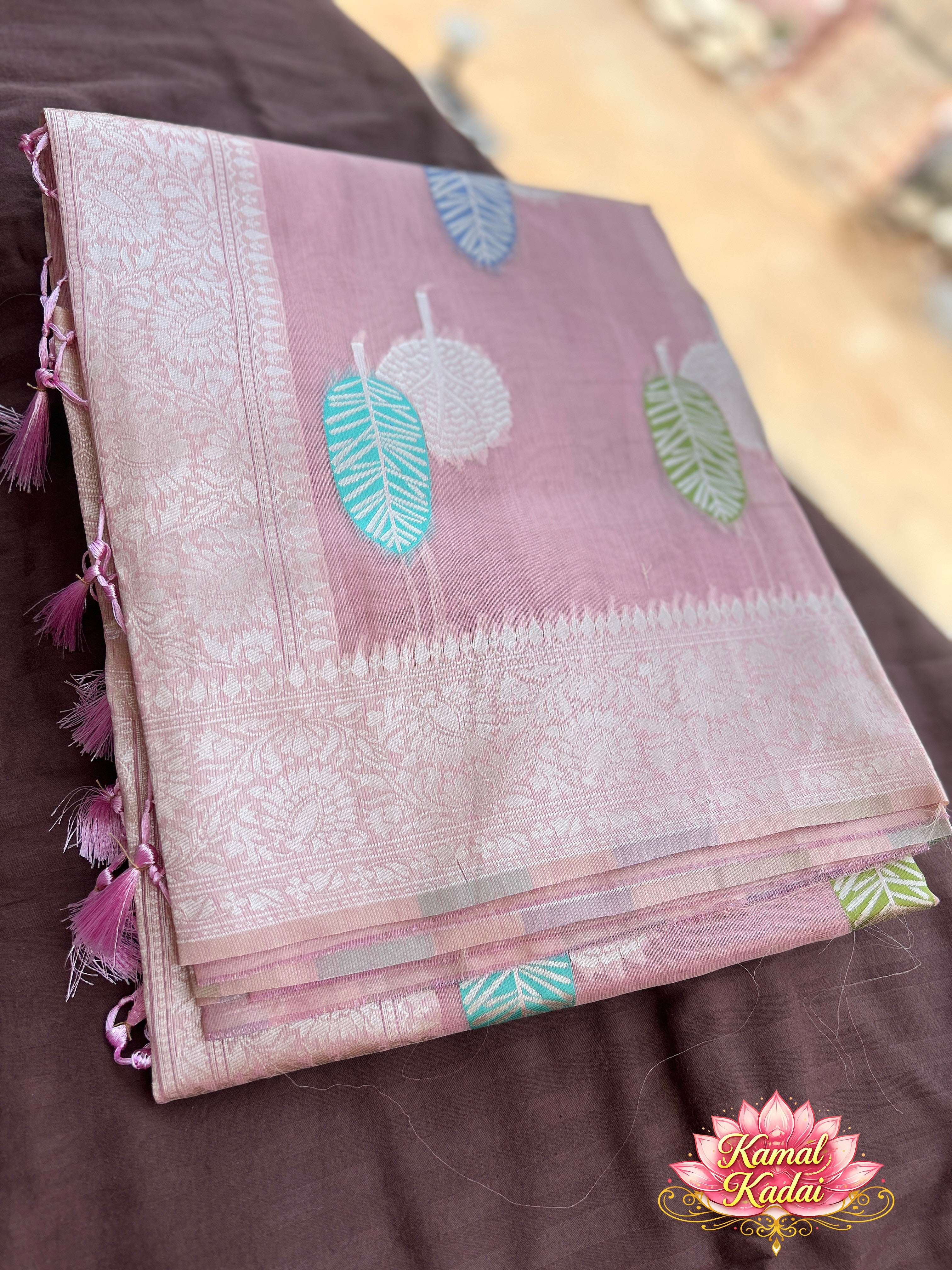 Rainbow Organza Silk Saree