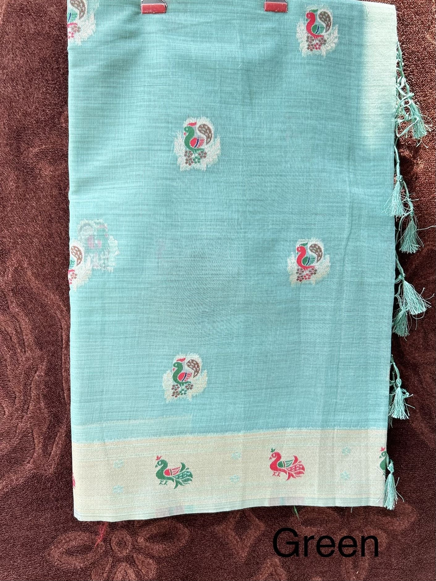 Nagpur cotton Saree with meenabutta
