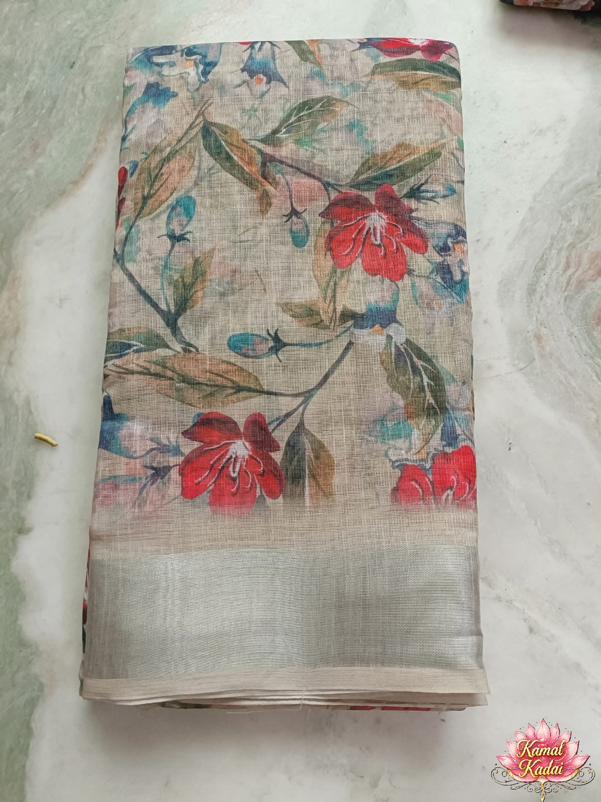 Tissue Cotton Saree