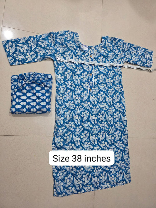 2 Pc Matching Kurti and Pants set