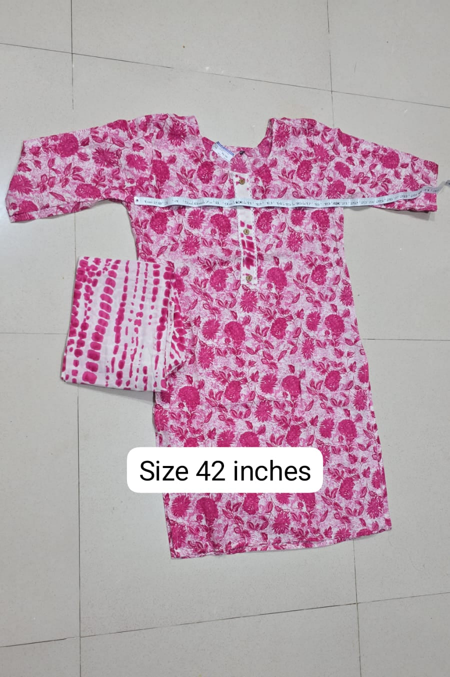2 Pc Matching Kurti and Pants set