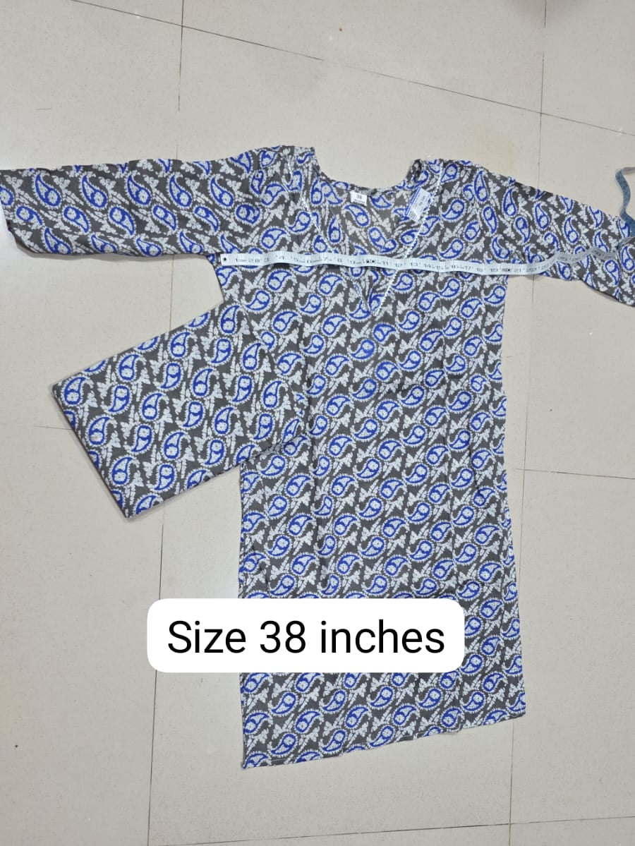 2 Pc Matching Kurti and Pants set
