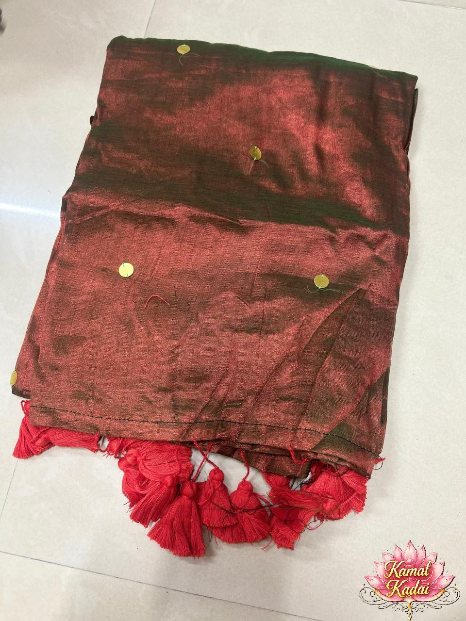 Insta-Trending Peacock Tissue saree