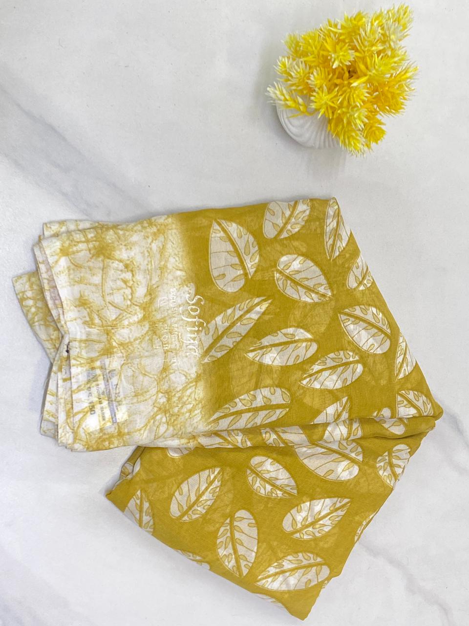 Poonam Rose & Leaf Garden Saree
