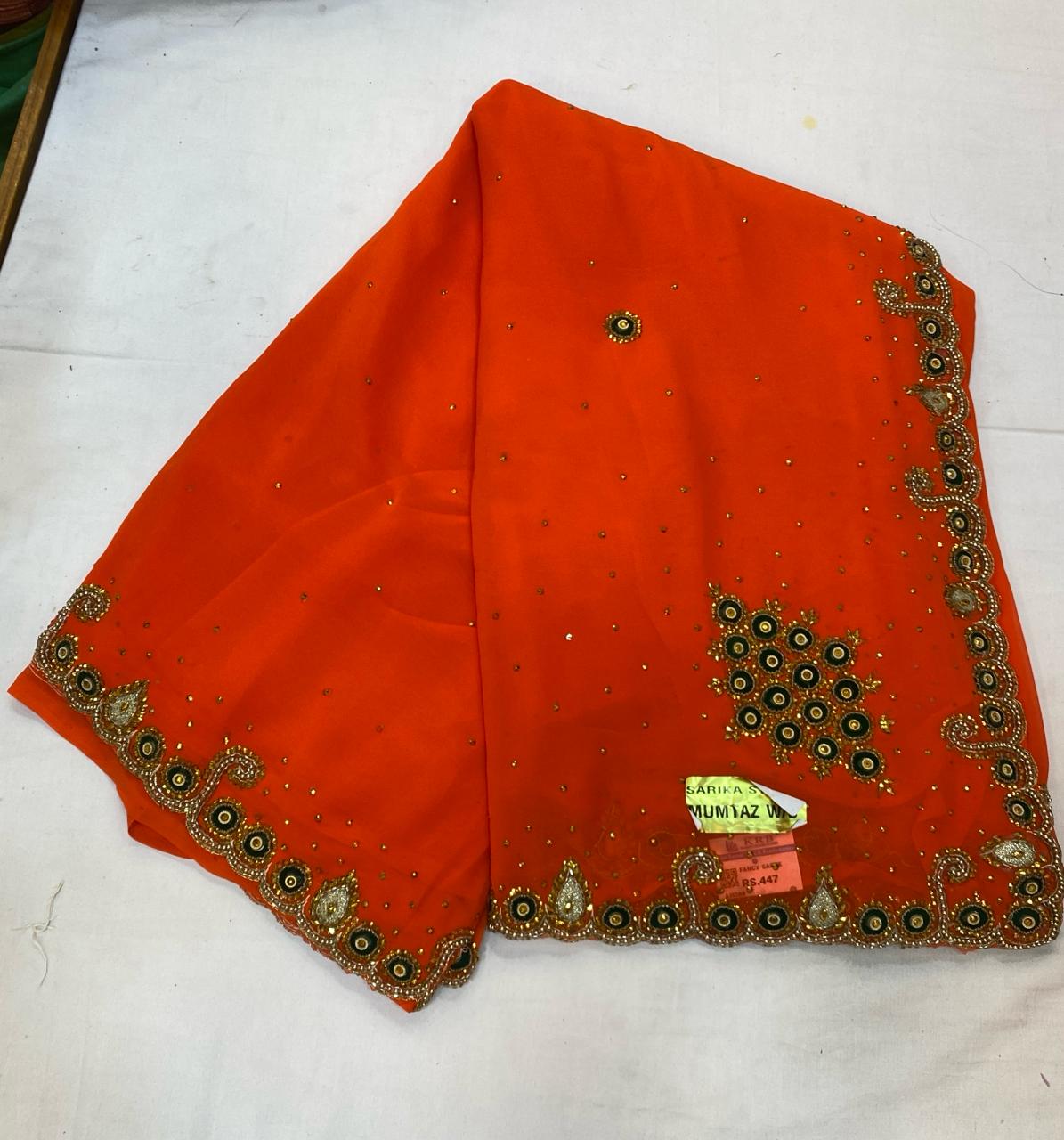 Grand Kolkatta work Saree