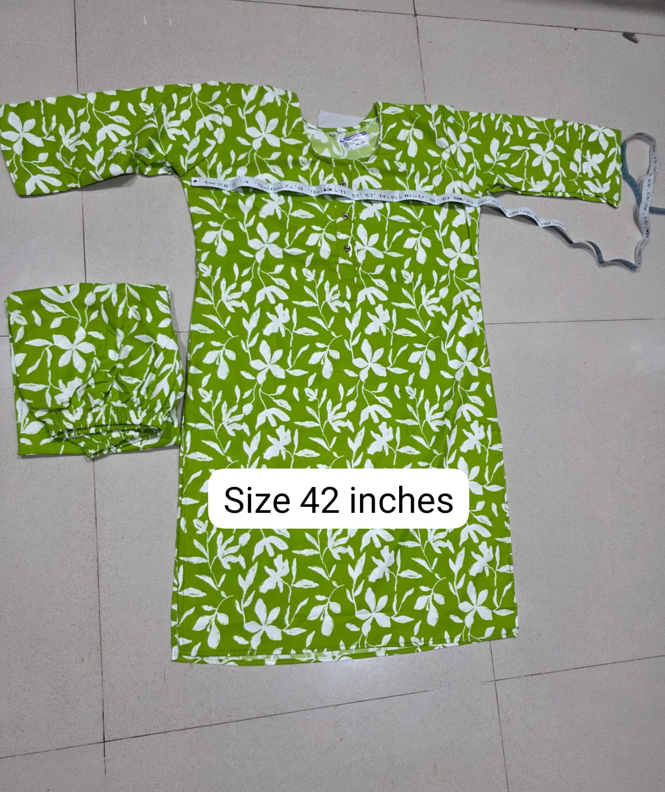 2 Pc Matching Kurti and Pants set