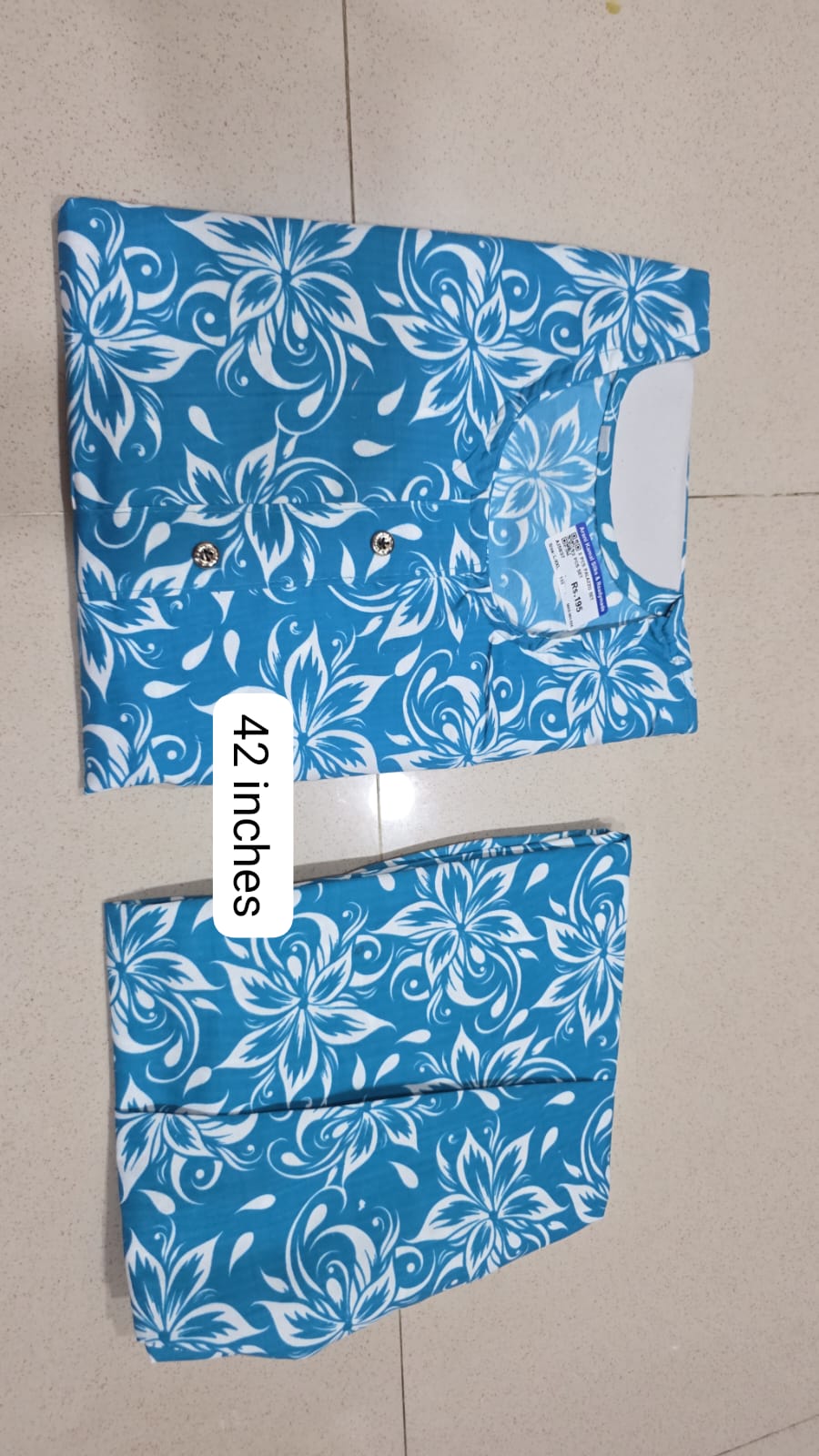 2 Pc Matching Kurti and Pants set