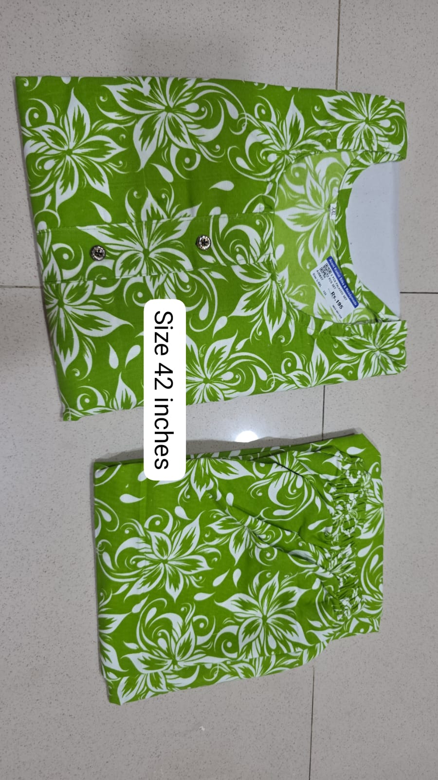 2 Pc Matching Kurti and Pants set