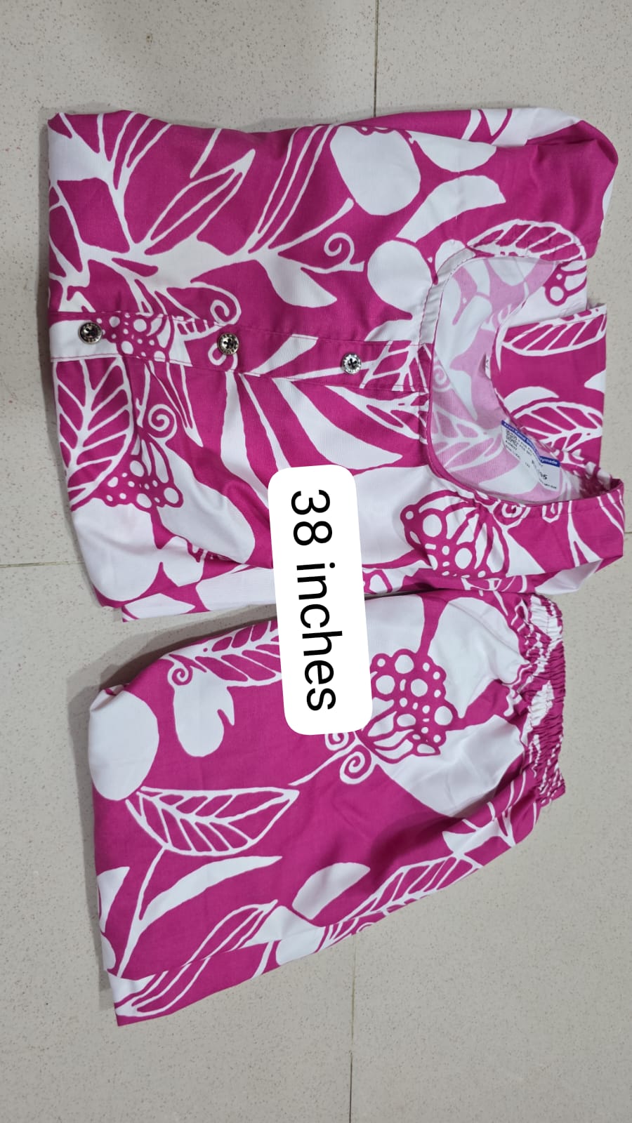 2 Pc Matching Kurti and Pants set