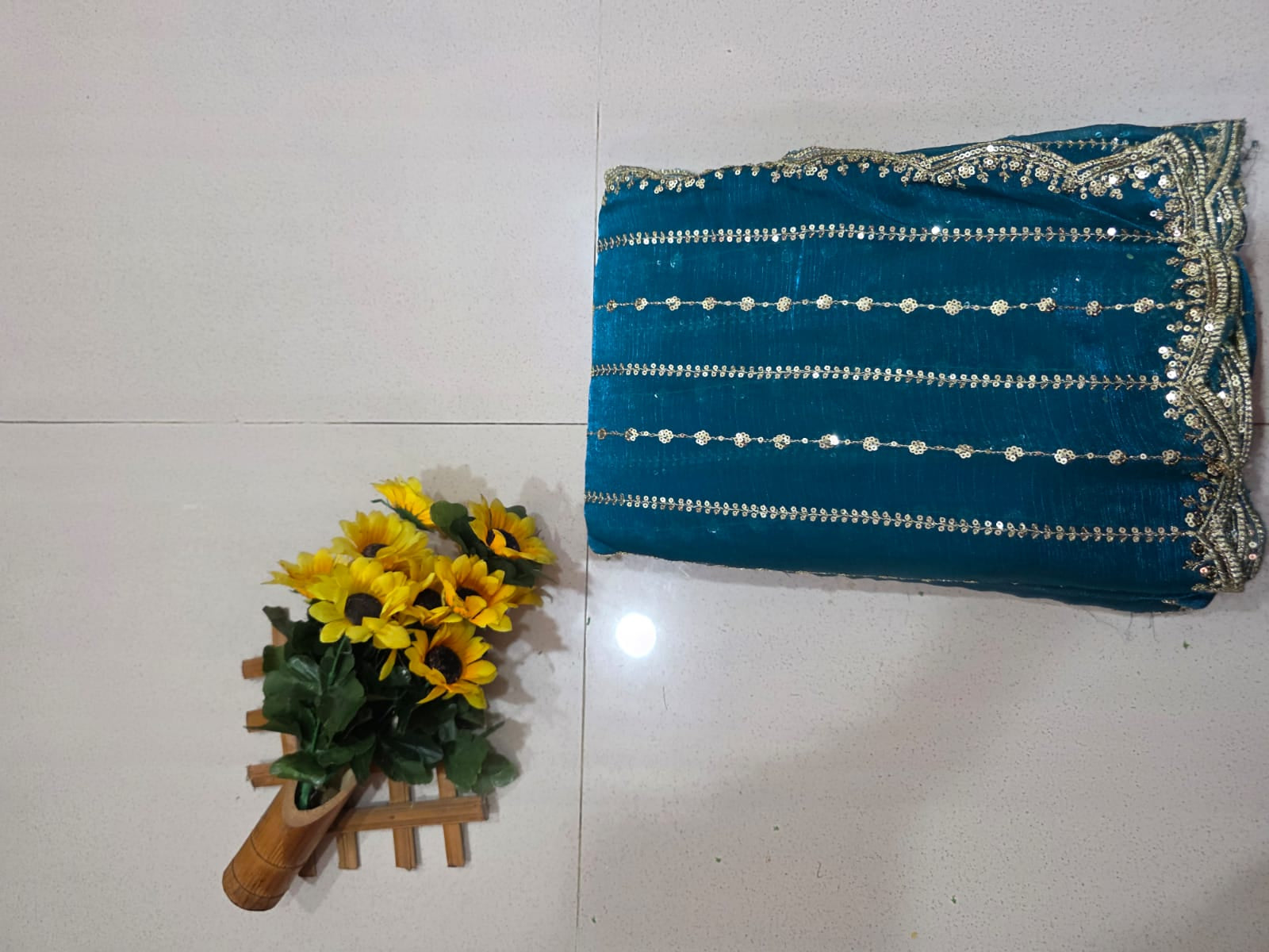 Insta Trending  Space Silk Saree - Striped Shimmer work