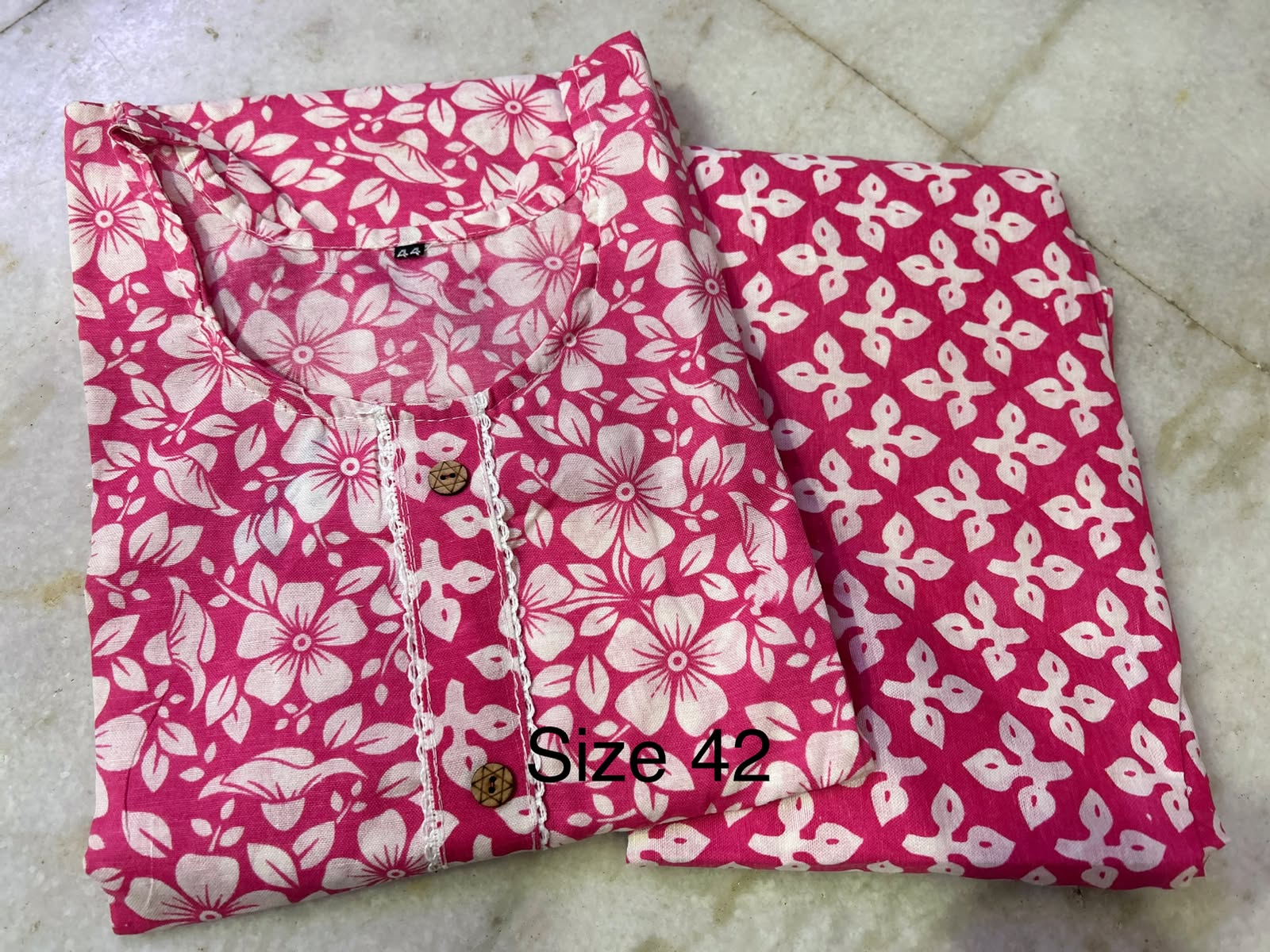 2 Pc Matching Kurti and Pants set